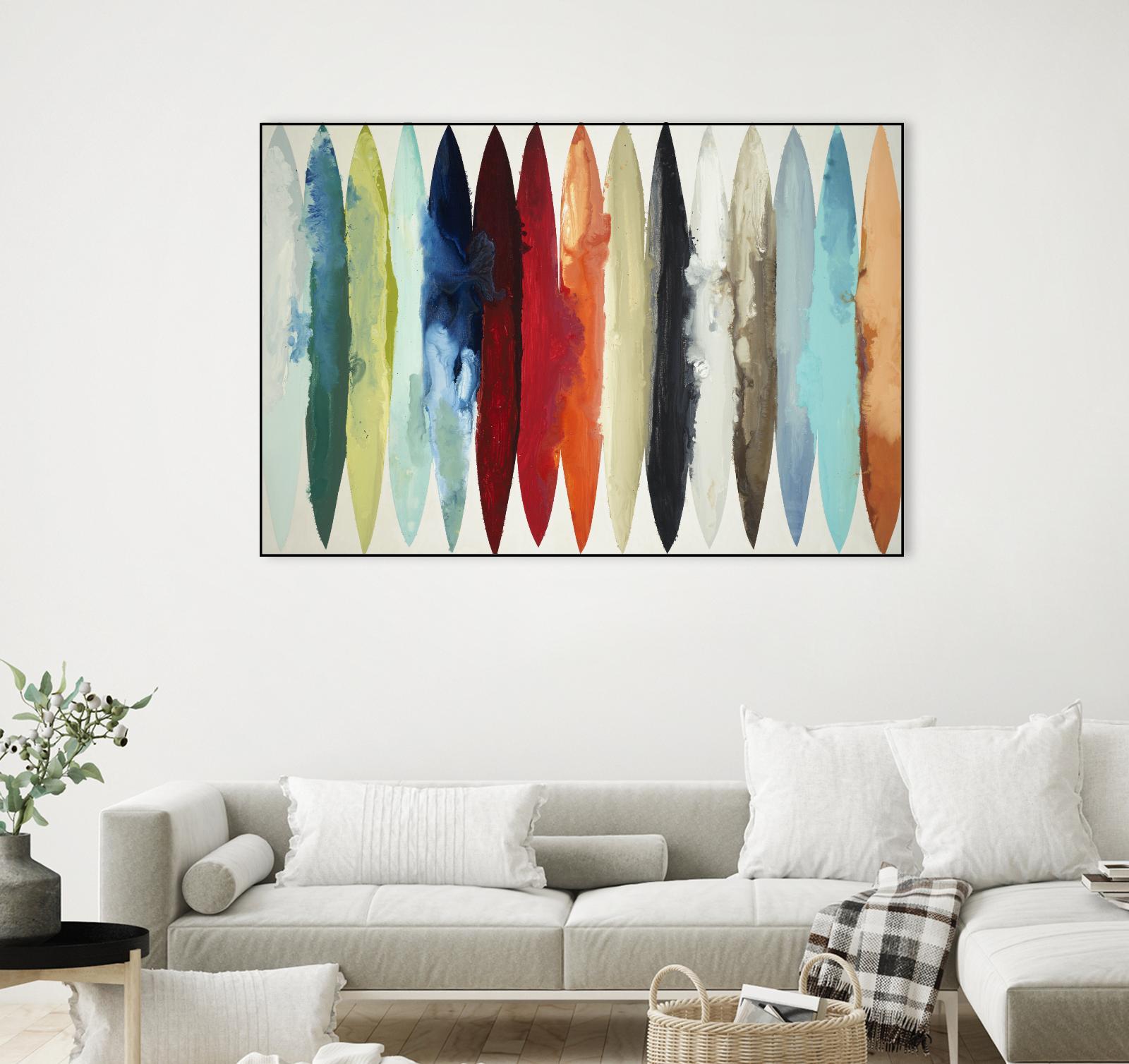 Even Flow by Randy Hibberd on GIANT ART - brights abstract