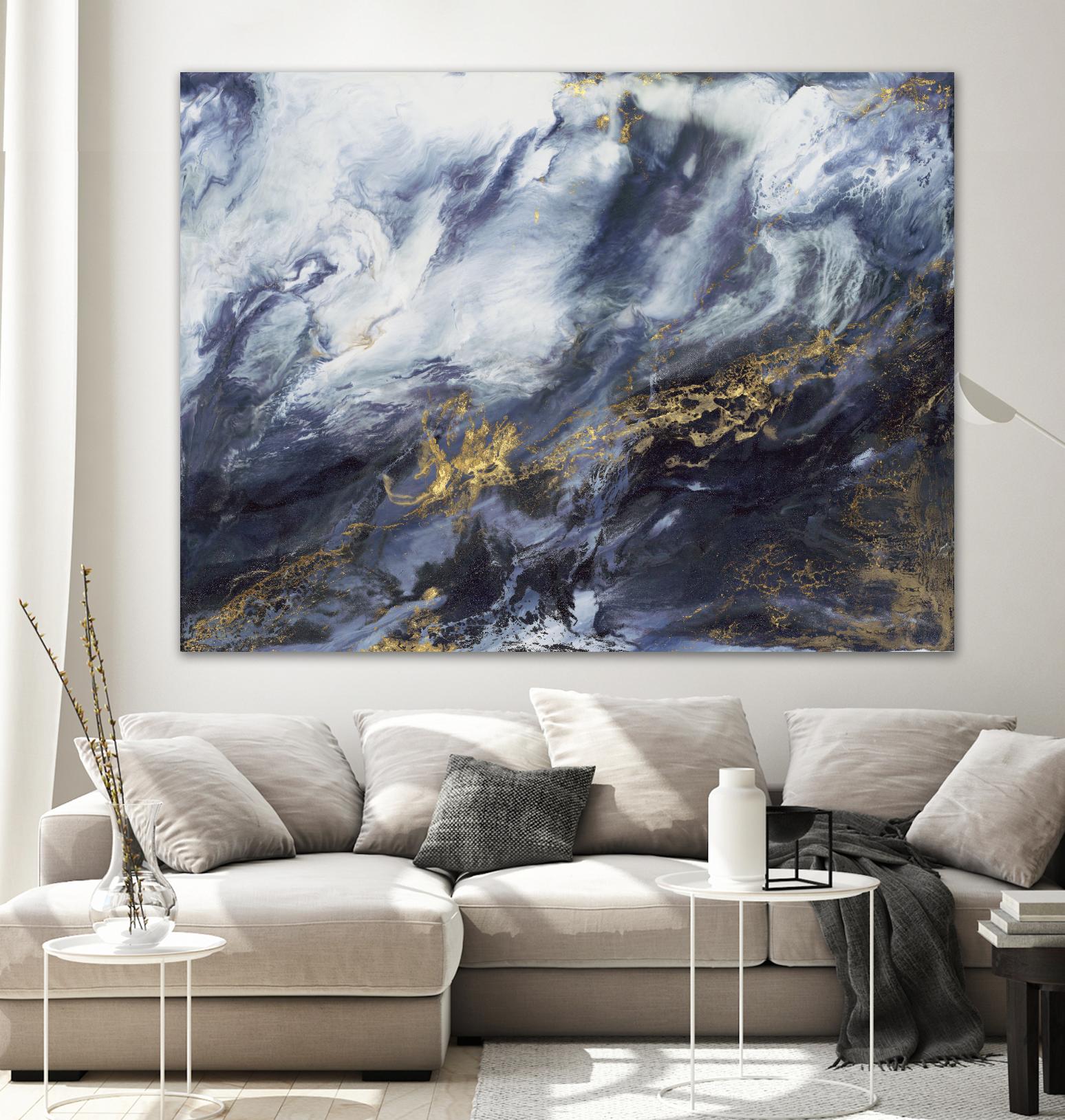 Anticipation V2 by Corrie LaVelle on GIANT ART - blues fluid abstracts