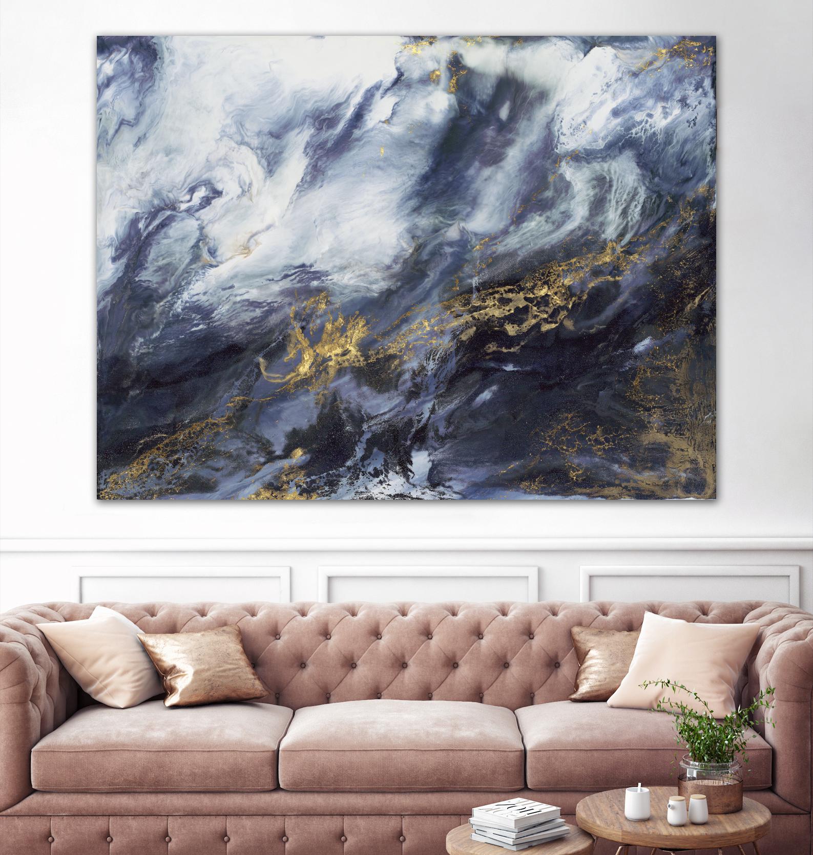 Anticipation V2 by Corrie LaVelle on GIANT ART - blues fluid abstracts