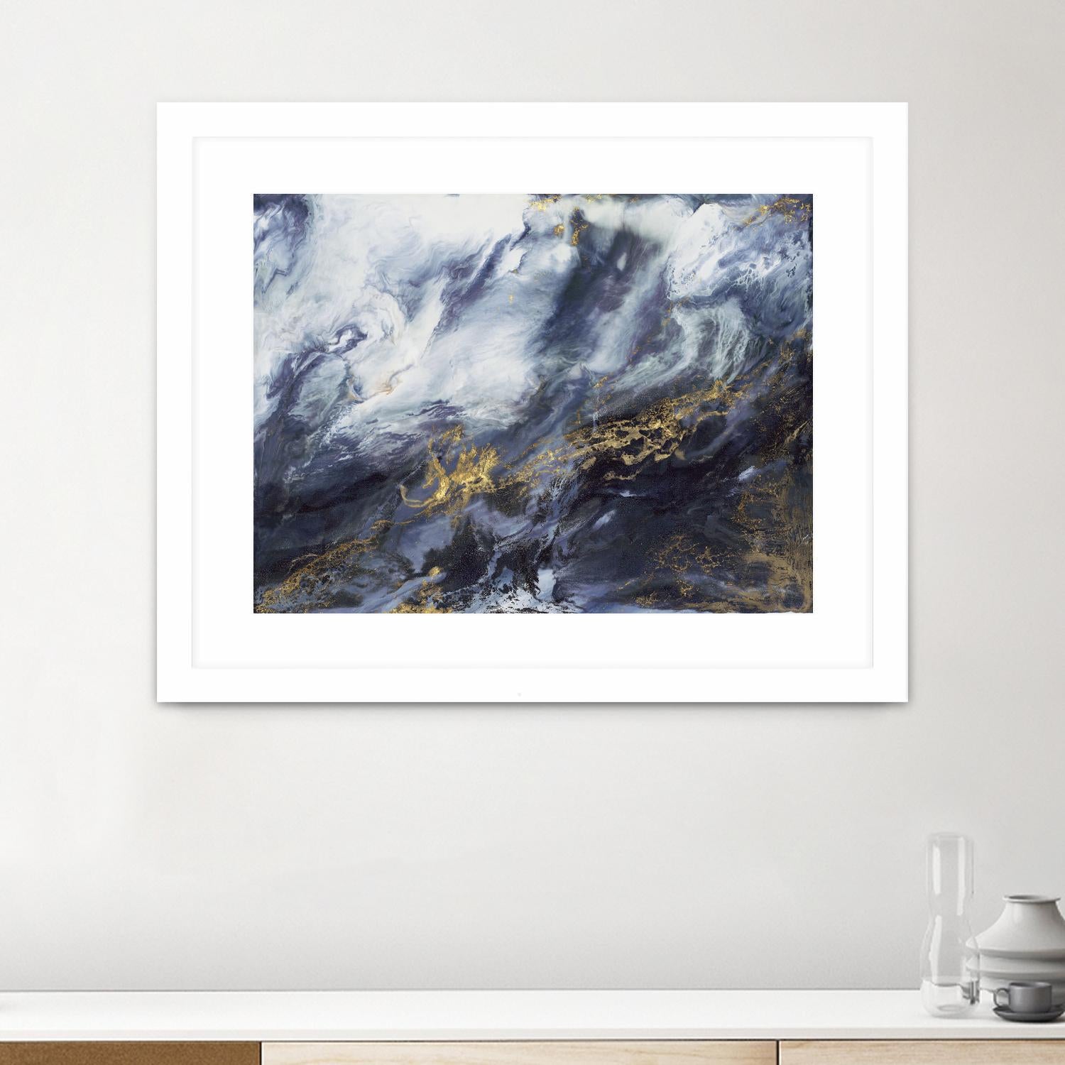 Anticipation V2 by Corrie LaVelle on GIANT ART - blues fluid abstracts