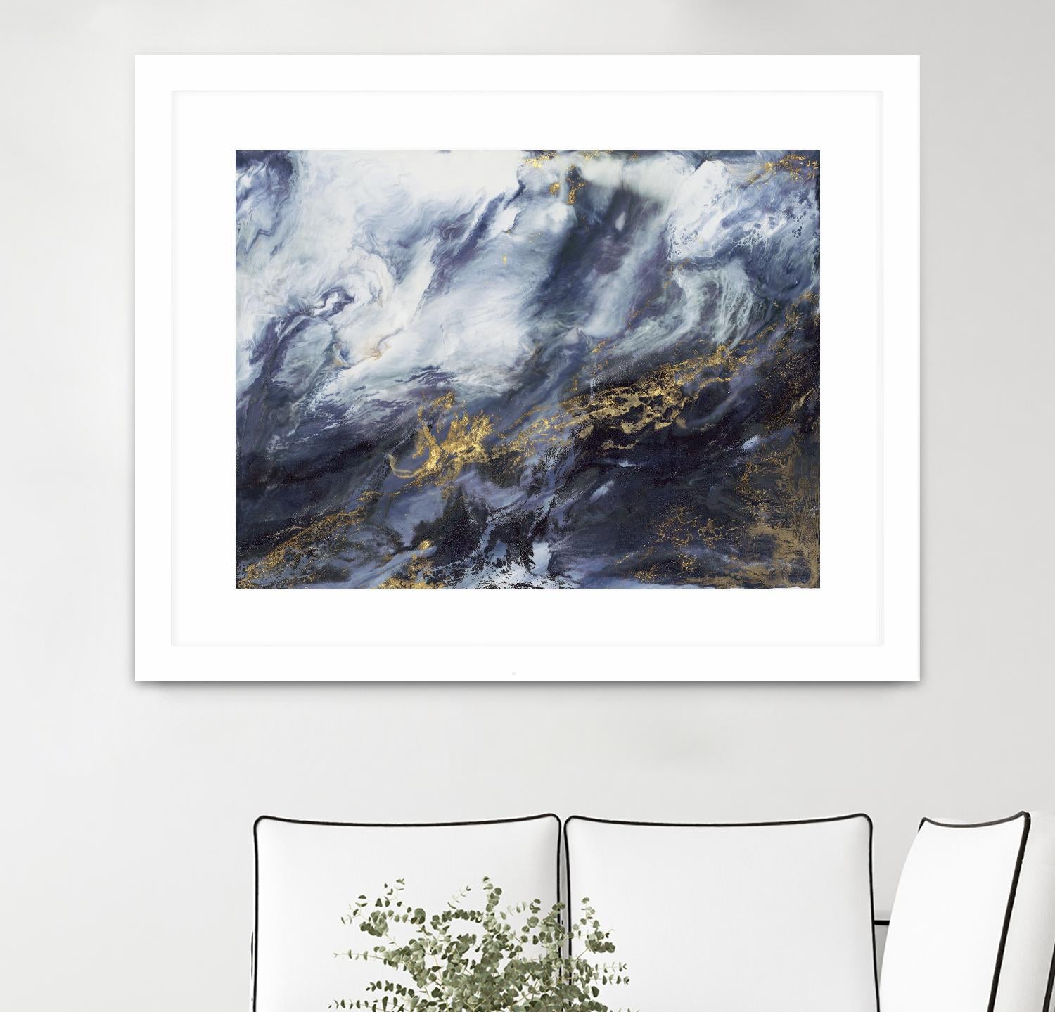 Anticipation V2 by Corrie LaVelle on GIANT ART - blues fluid abstracts