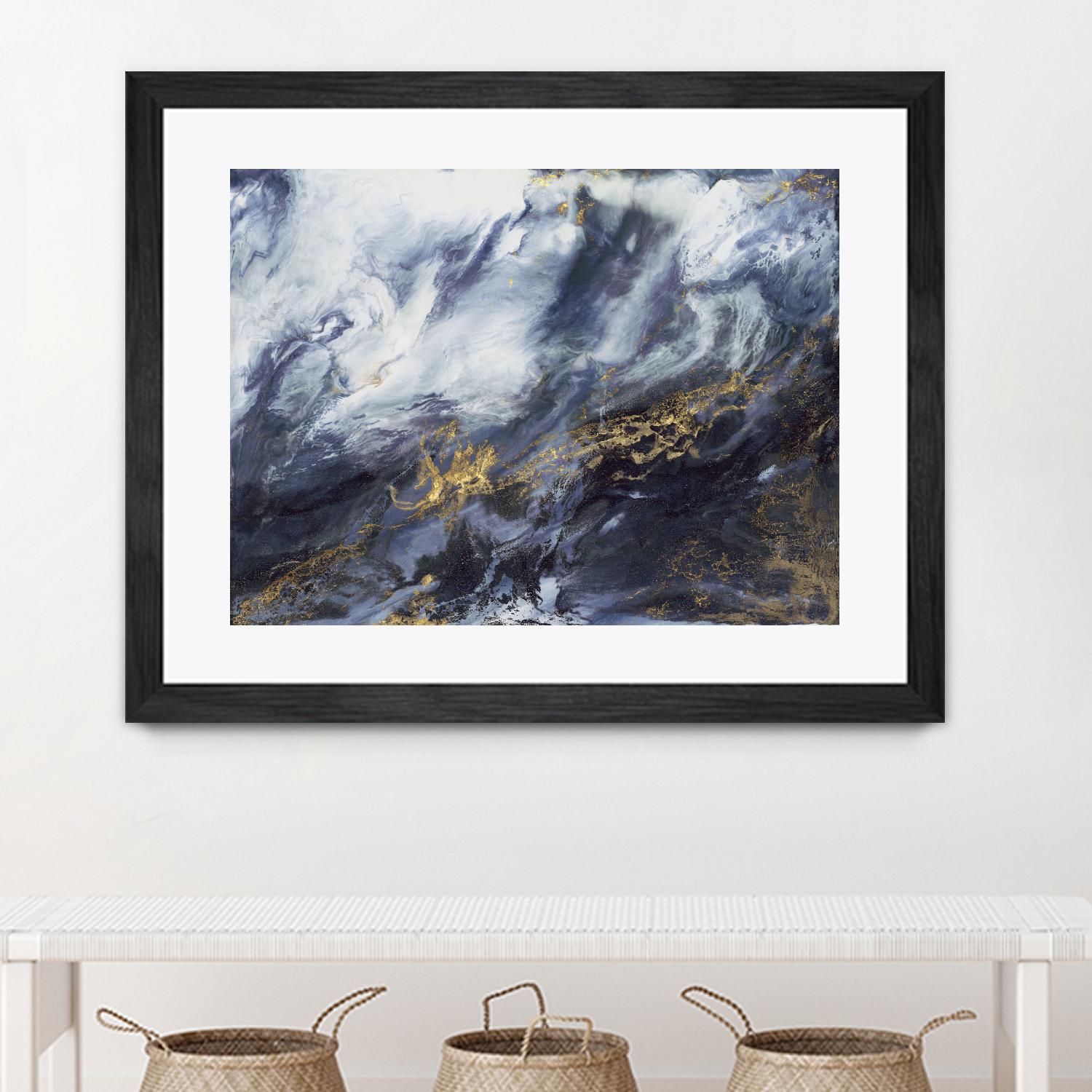 Anticipation V2 by Corrie LaVelle on GIANT ART - blues fluid abstracts