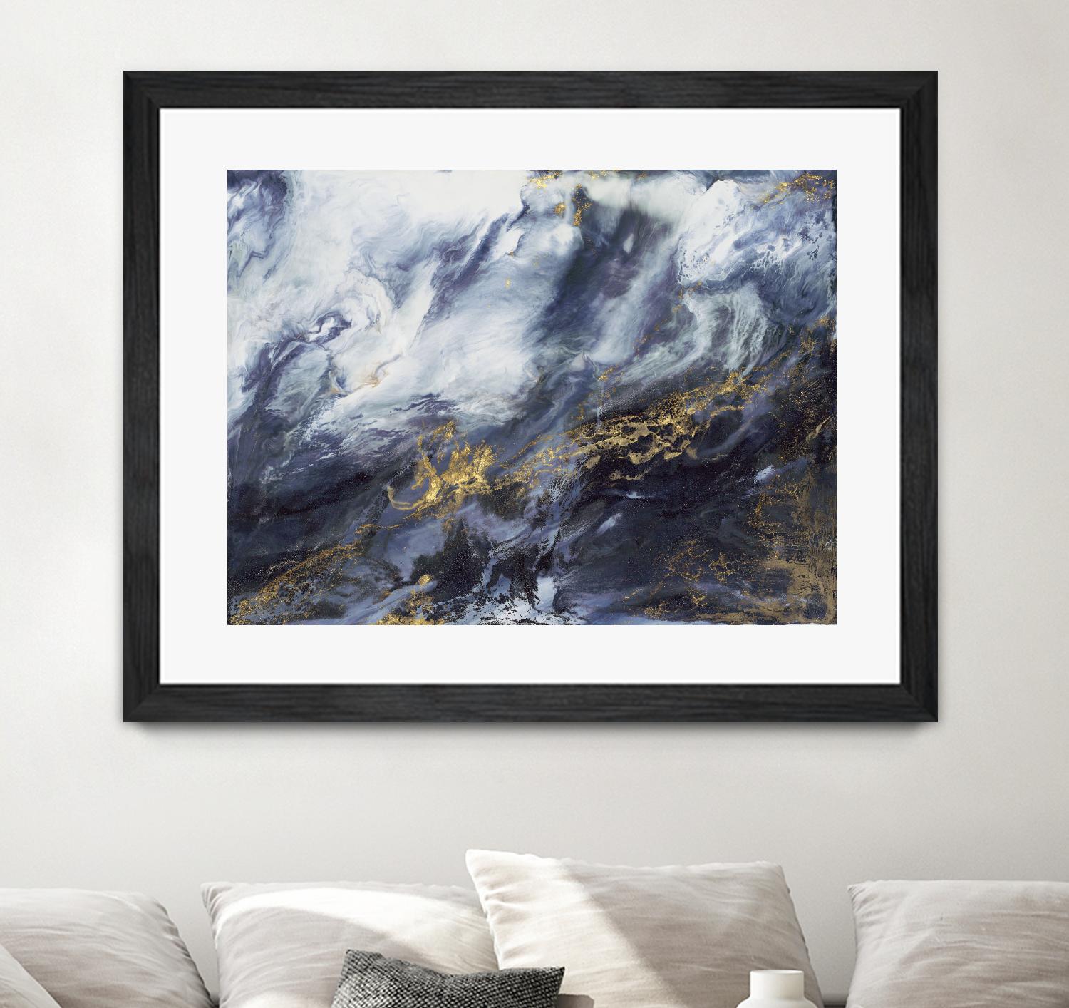 Anticipation V2 by Corrie LaVelle on GIANT ART - blues fluid abstracts