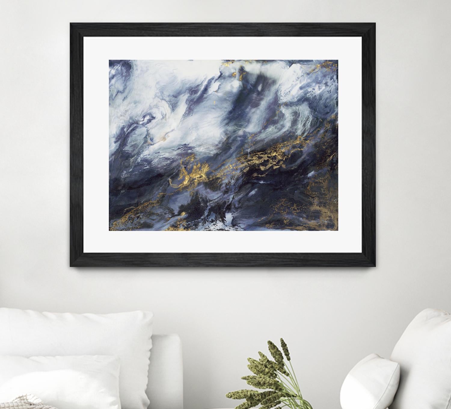 Anticipation V2 by Corrie LaVelle on GIANT ART - blues fluid abstracts