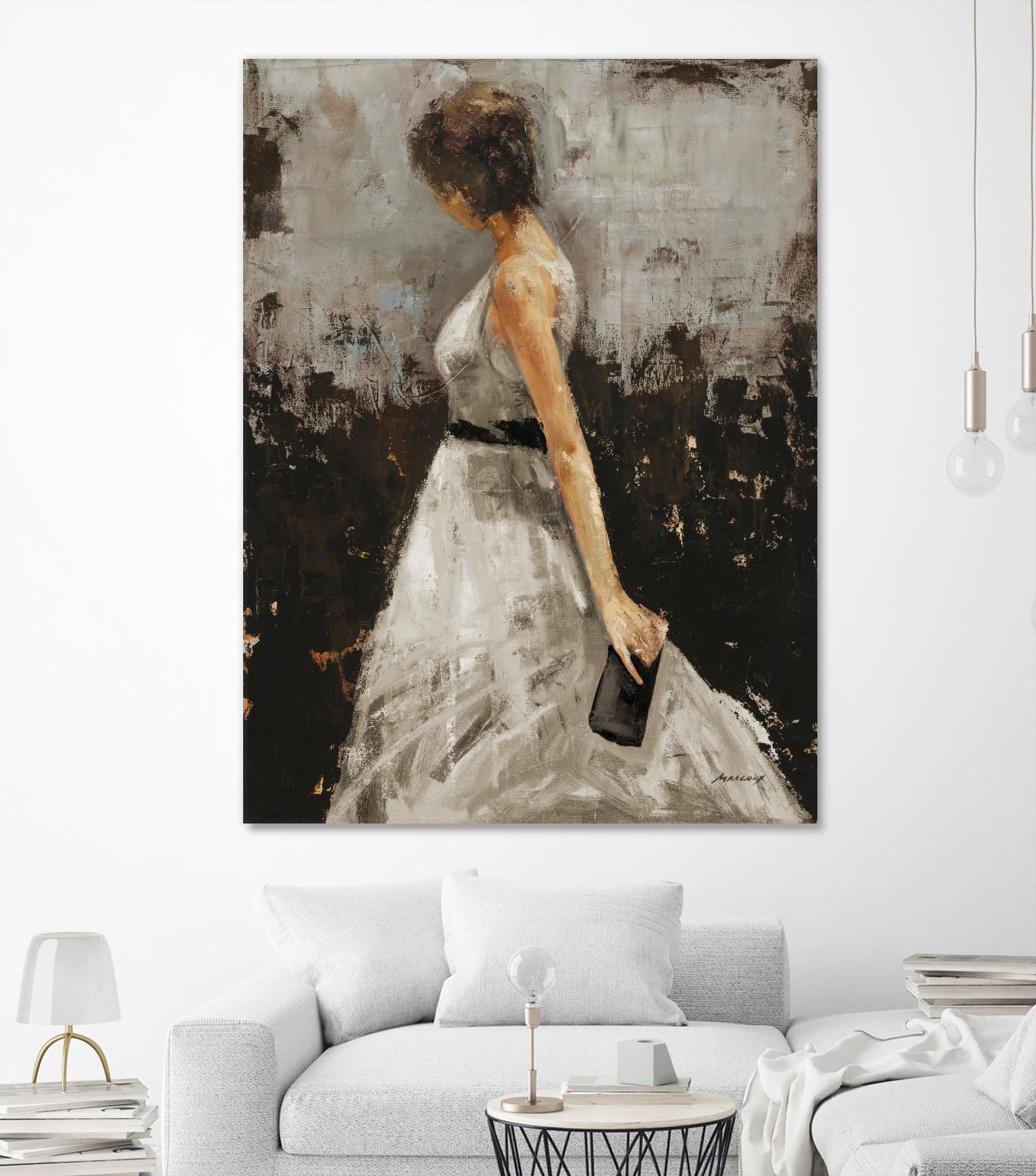 Contemplation by Julianne Marcoux on GIANT ART - brown figurative