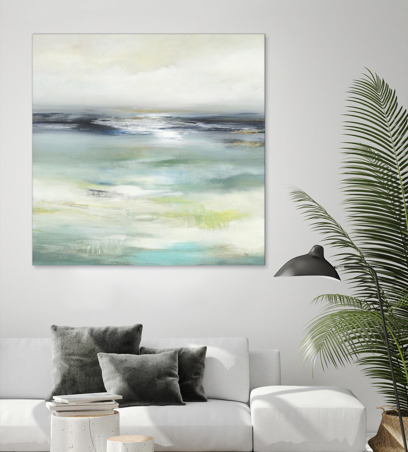 Layered View by Lisa Ridgers on GIANT ART - blue abstract