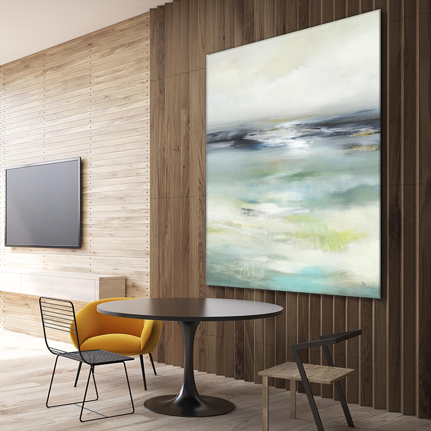 Layered View by Lisa Ridgers on GIANT ART - blue abstract