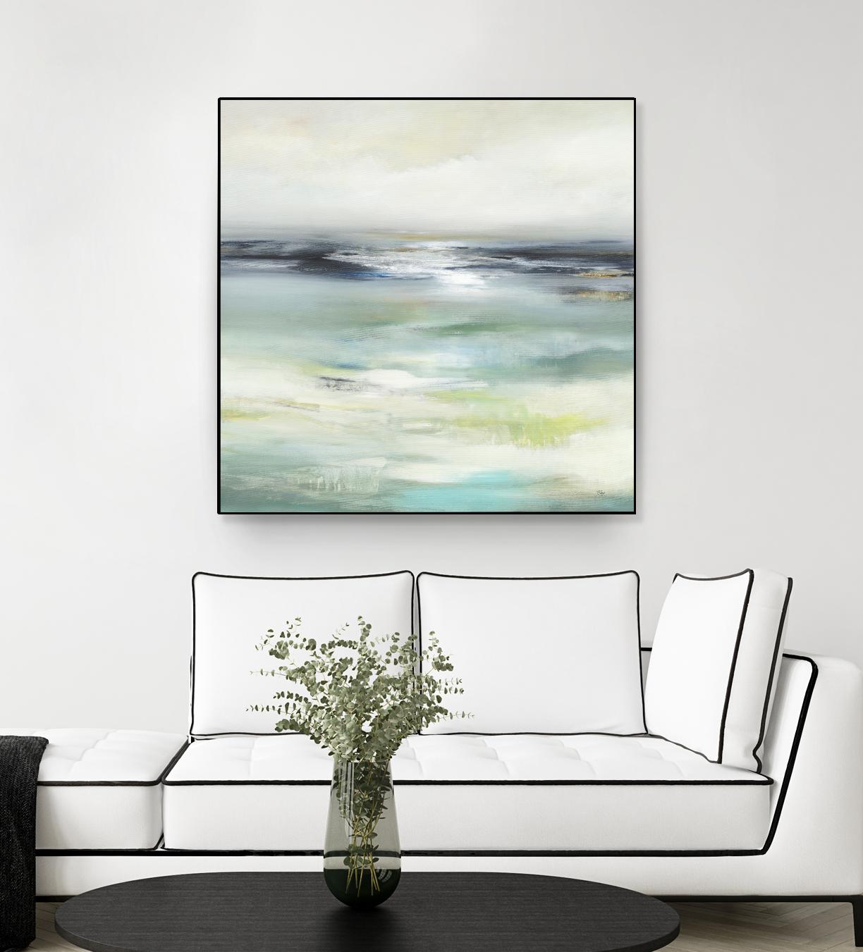 Layered View by Lisa Ridgers on GIANT ART - blue abstract