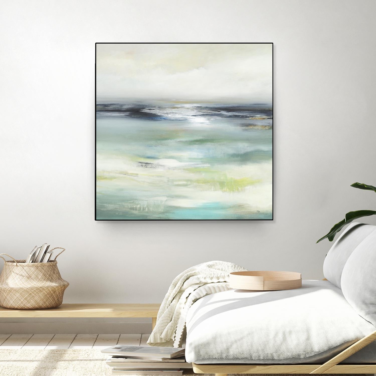 Layered View by Lisa Ridgers on GIANT ART - blue abstract