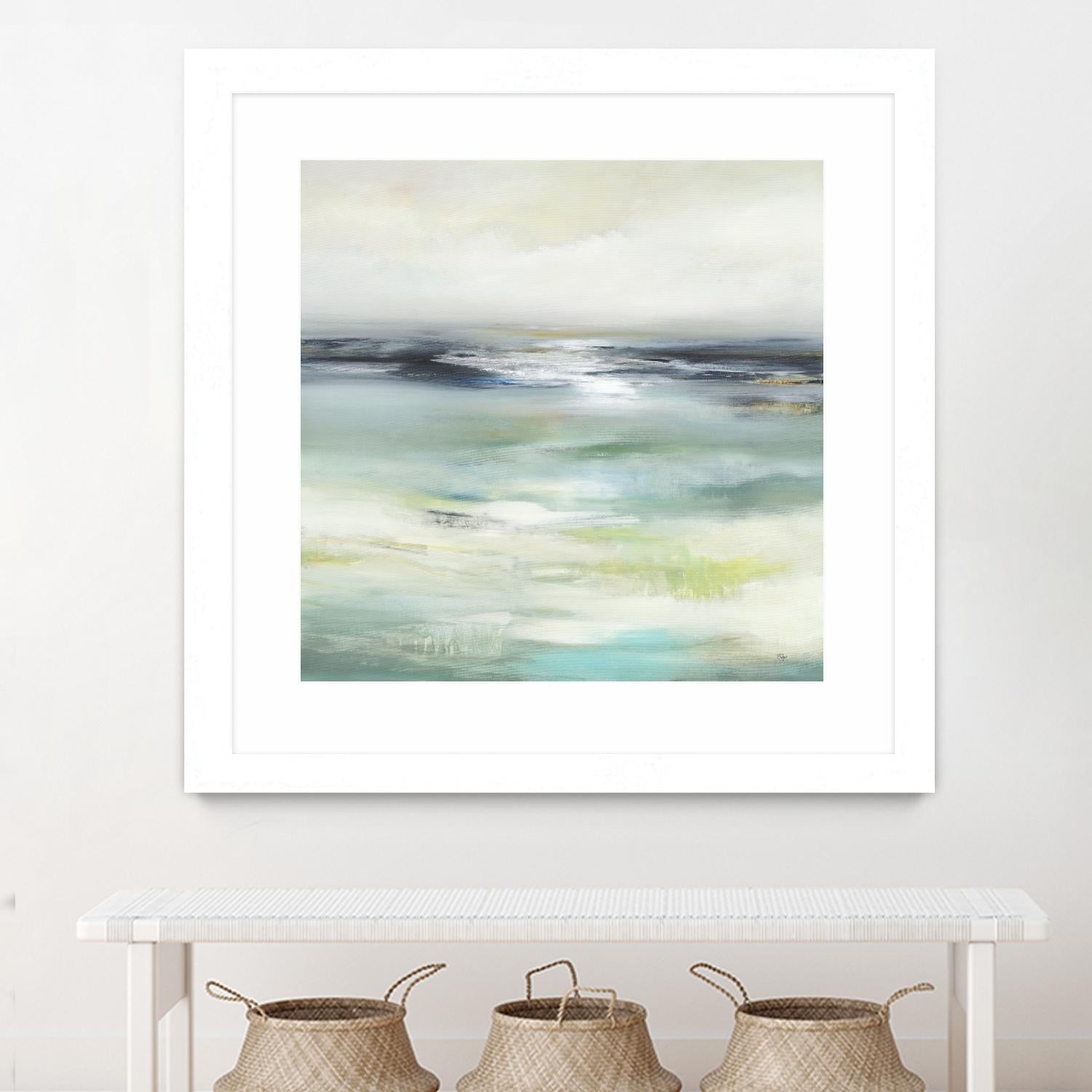 Layered View by Lisa Ridgers on GIANT ART - blue abstract