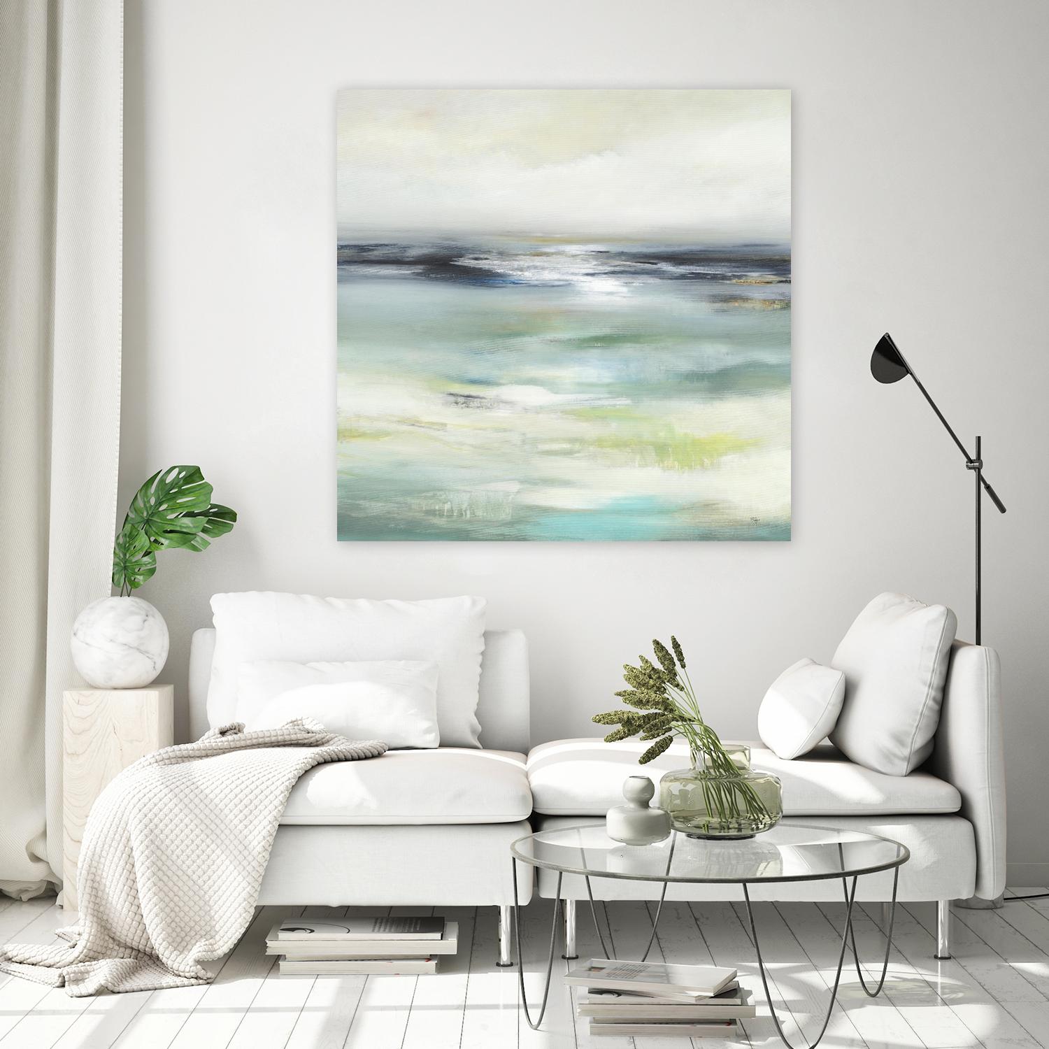 Layered View by Lisa Ridgers on GIANT ART - blue abstract