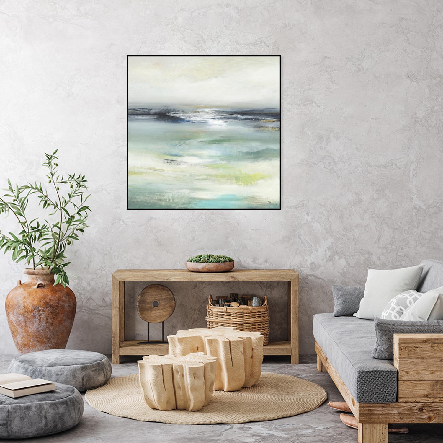 Layered View by Lisa Ridgers on GIANT ART - blue abstract