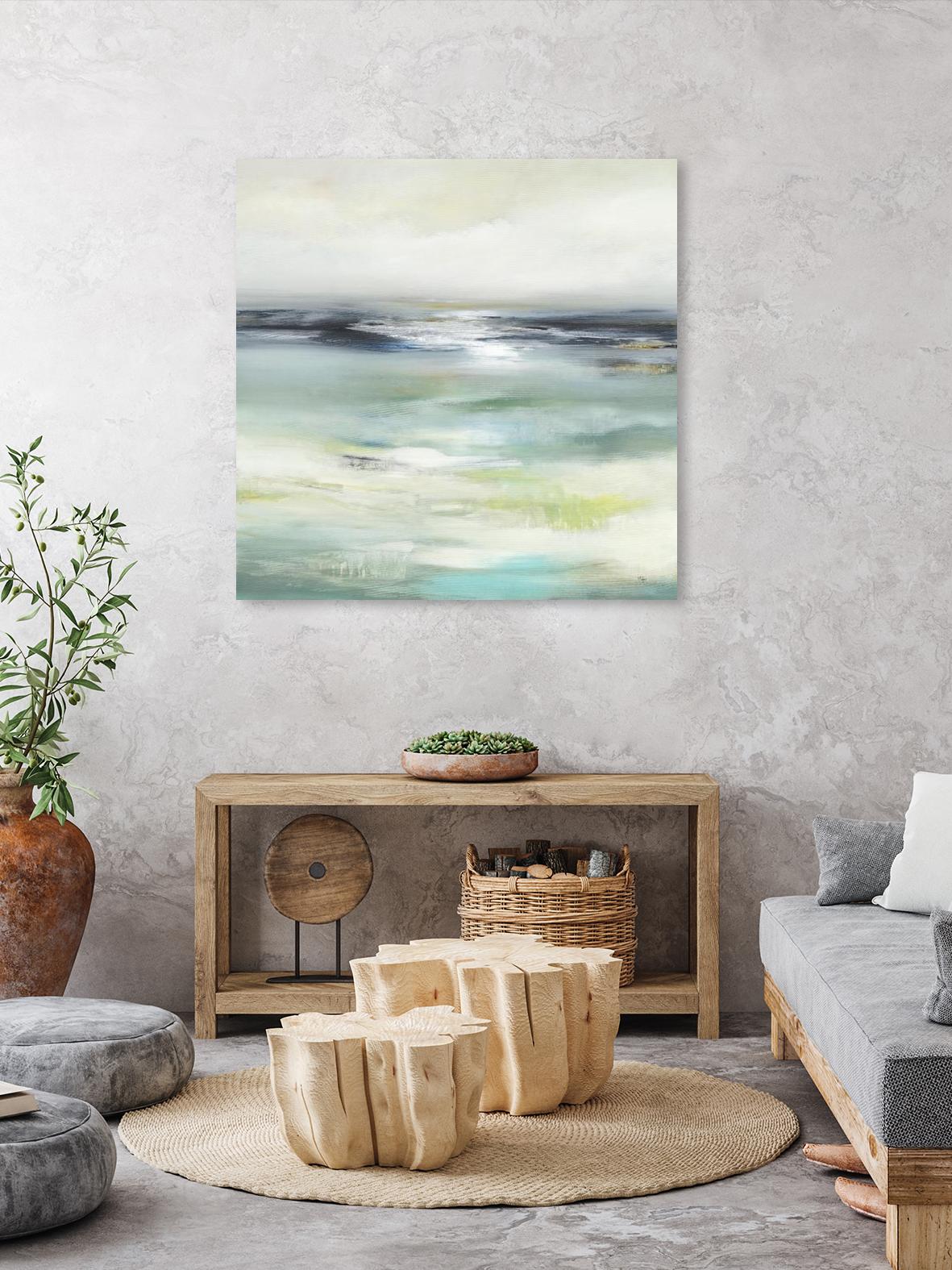 Layered View by Lisa Ridgers on GIANT ART - blue abstract