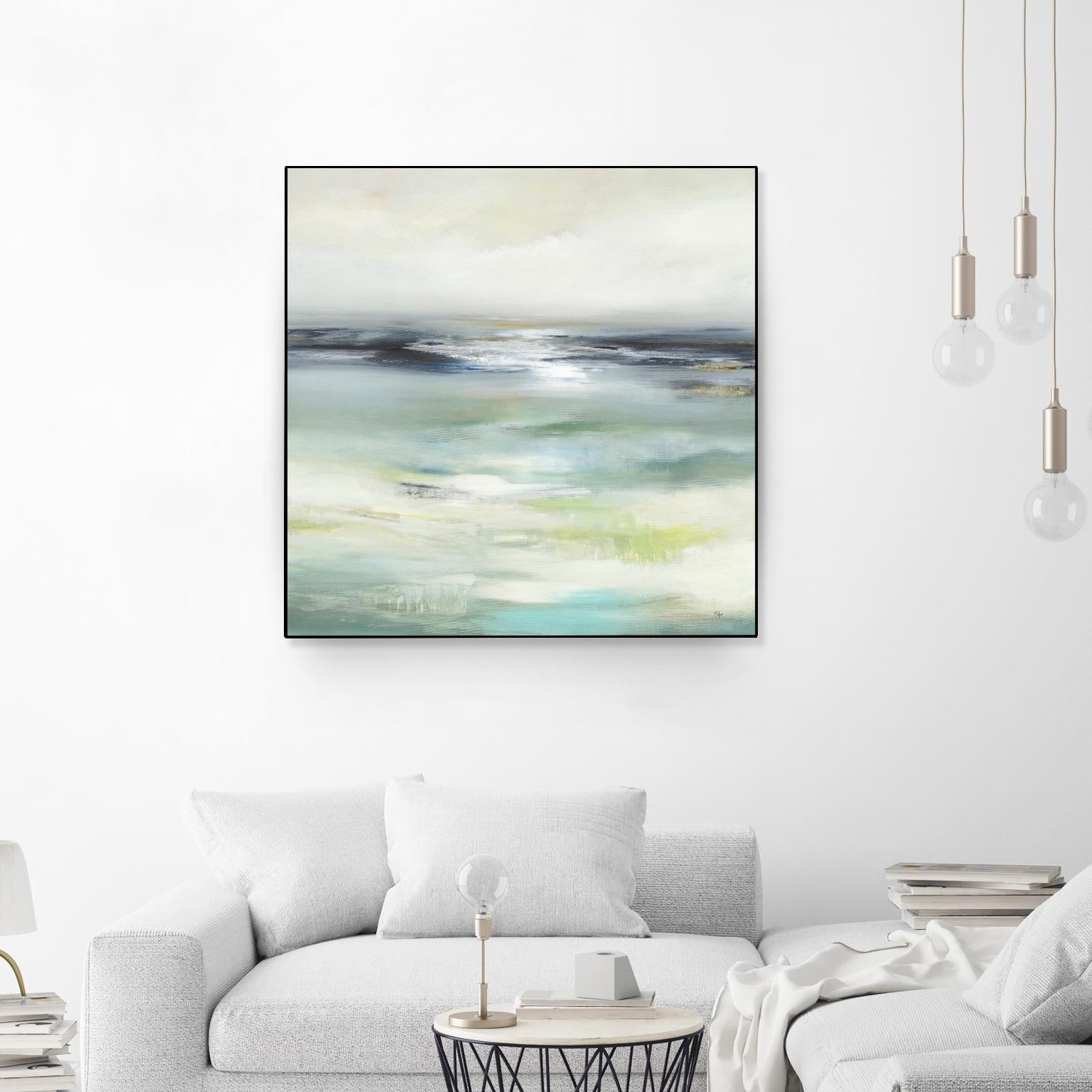 Layered View by Lisa Ridgers on GIANT ART - blue abstract