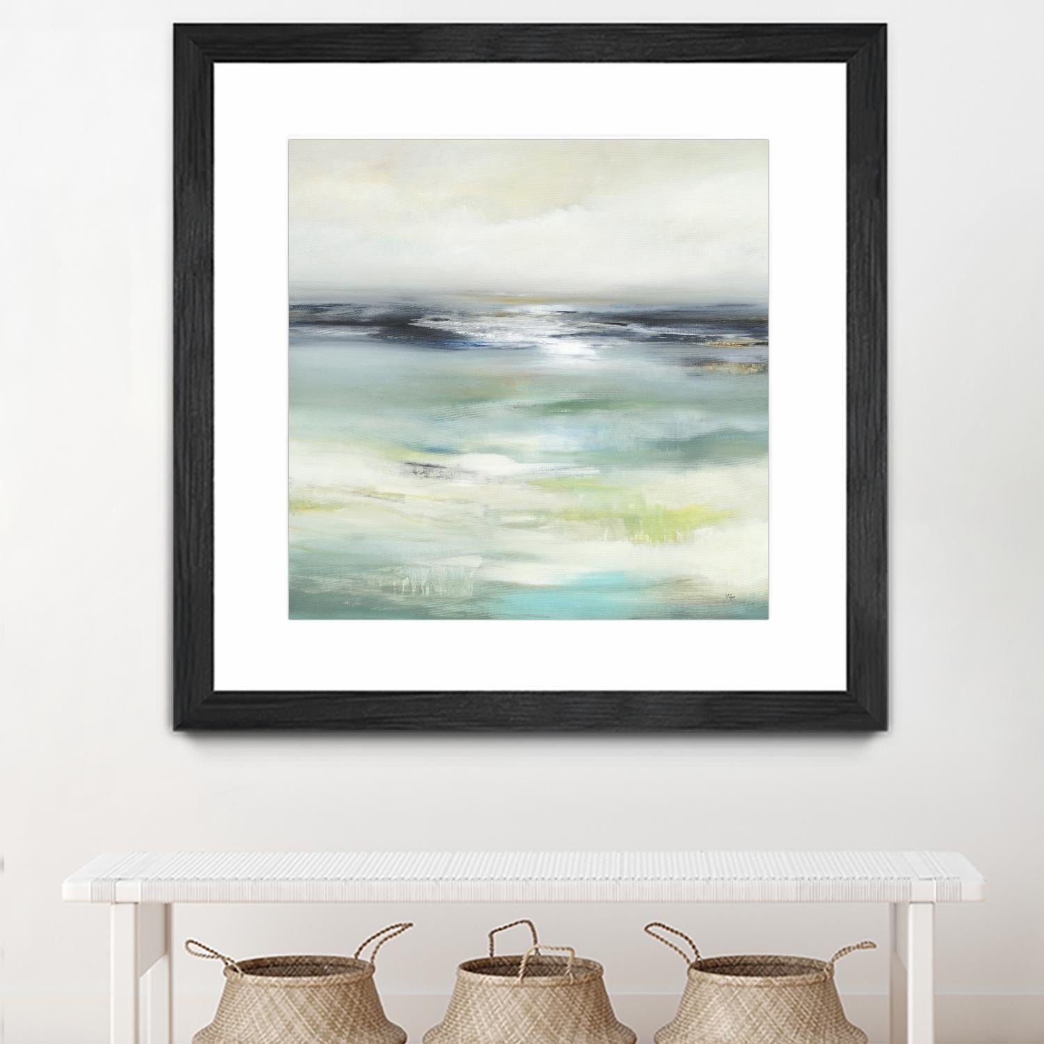 Layered View by Lisa Ridgers on GIANT ART - blue abstract