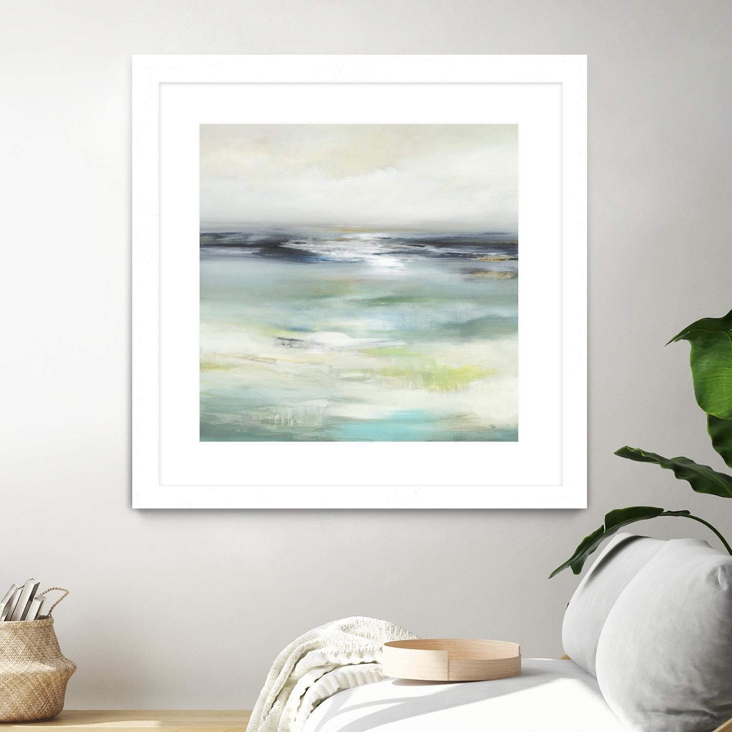 Layered View by Lisa Ridgers on GIANT ART - blue abstract