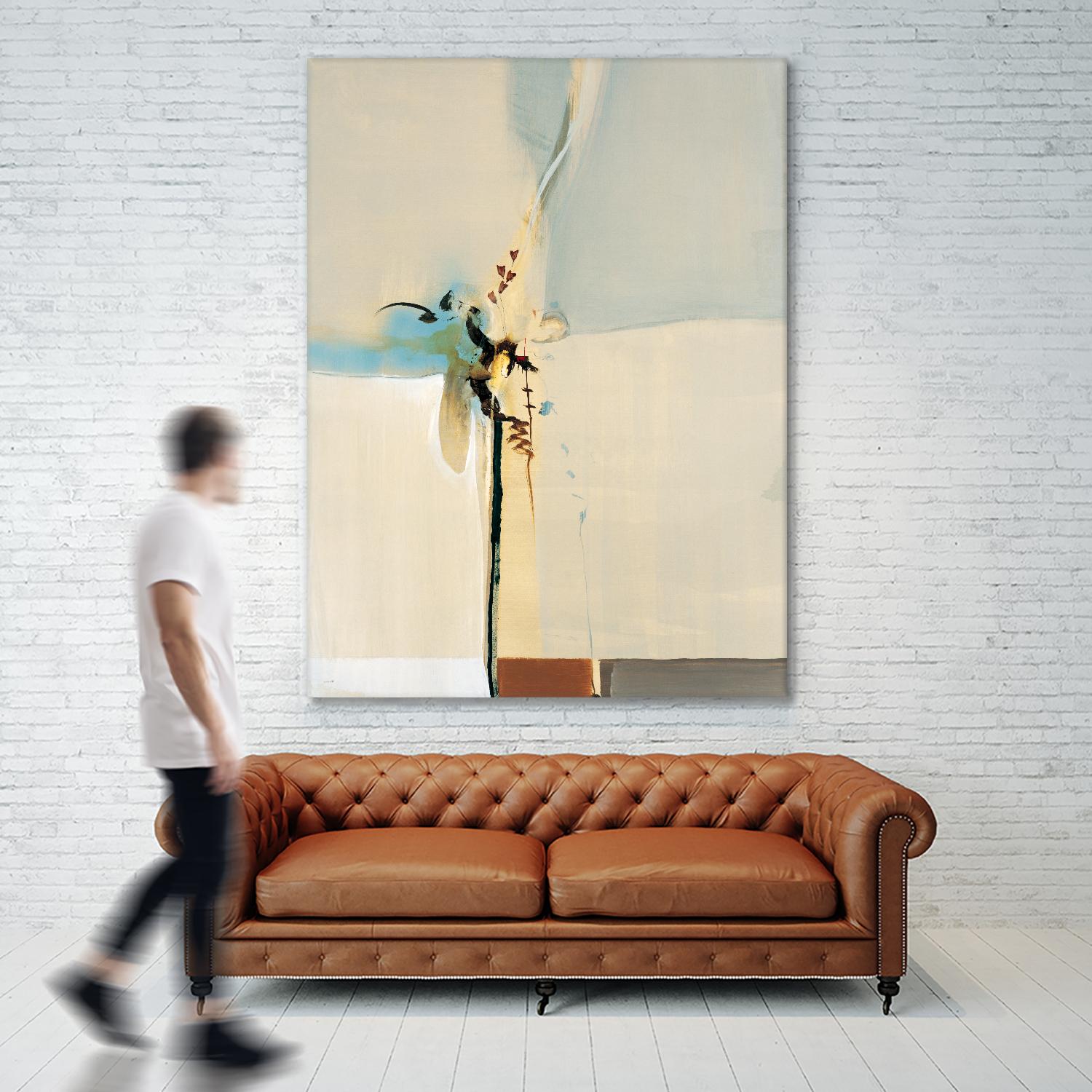 Light Fast III by Sarah Stockstill on GIANT ART - blue abstract