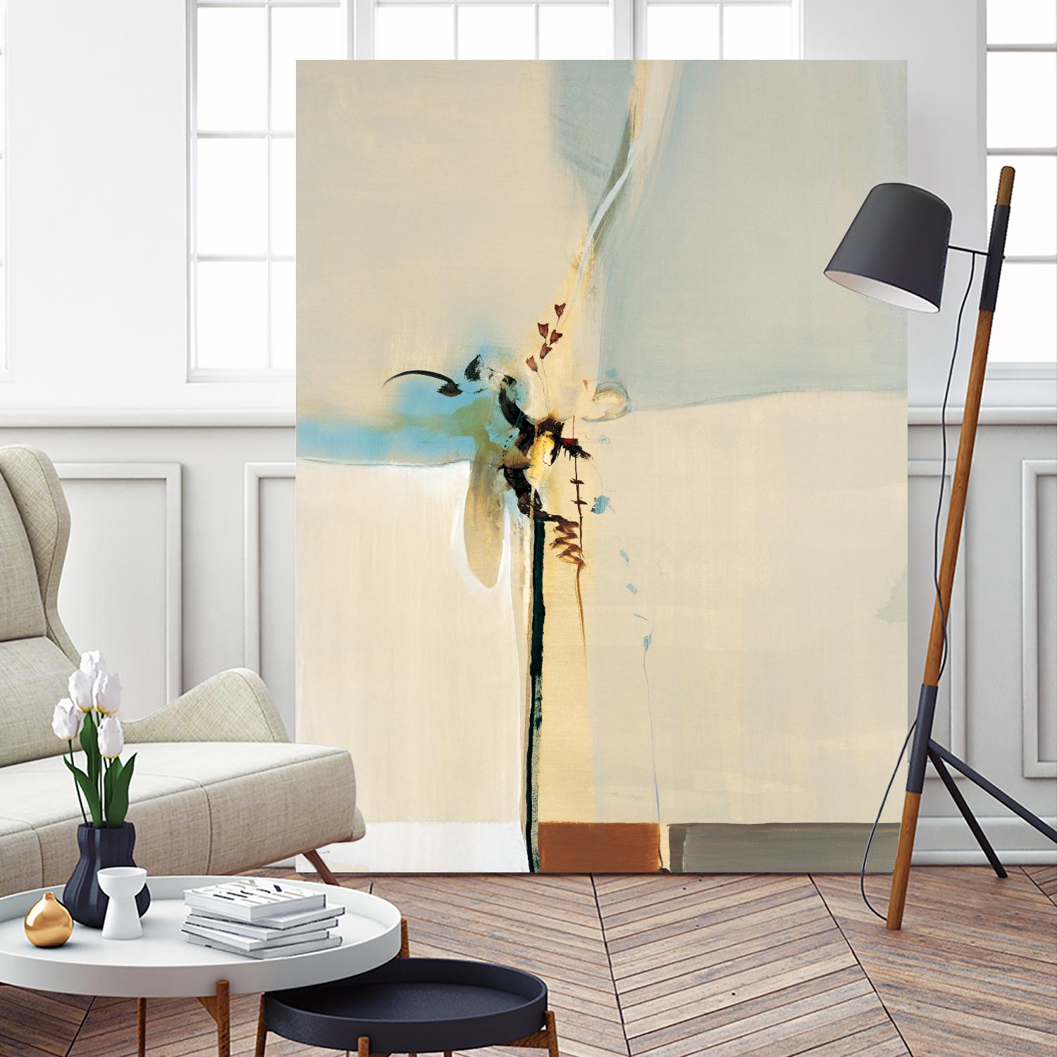 Light Fast III by Sarah Stockstill on GIANT ART - blue abstract