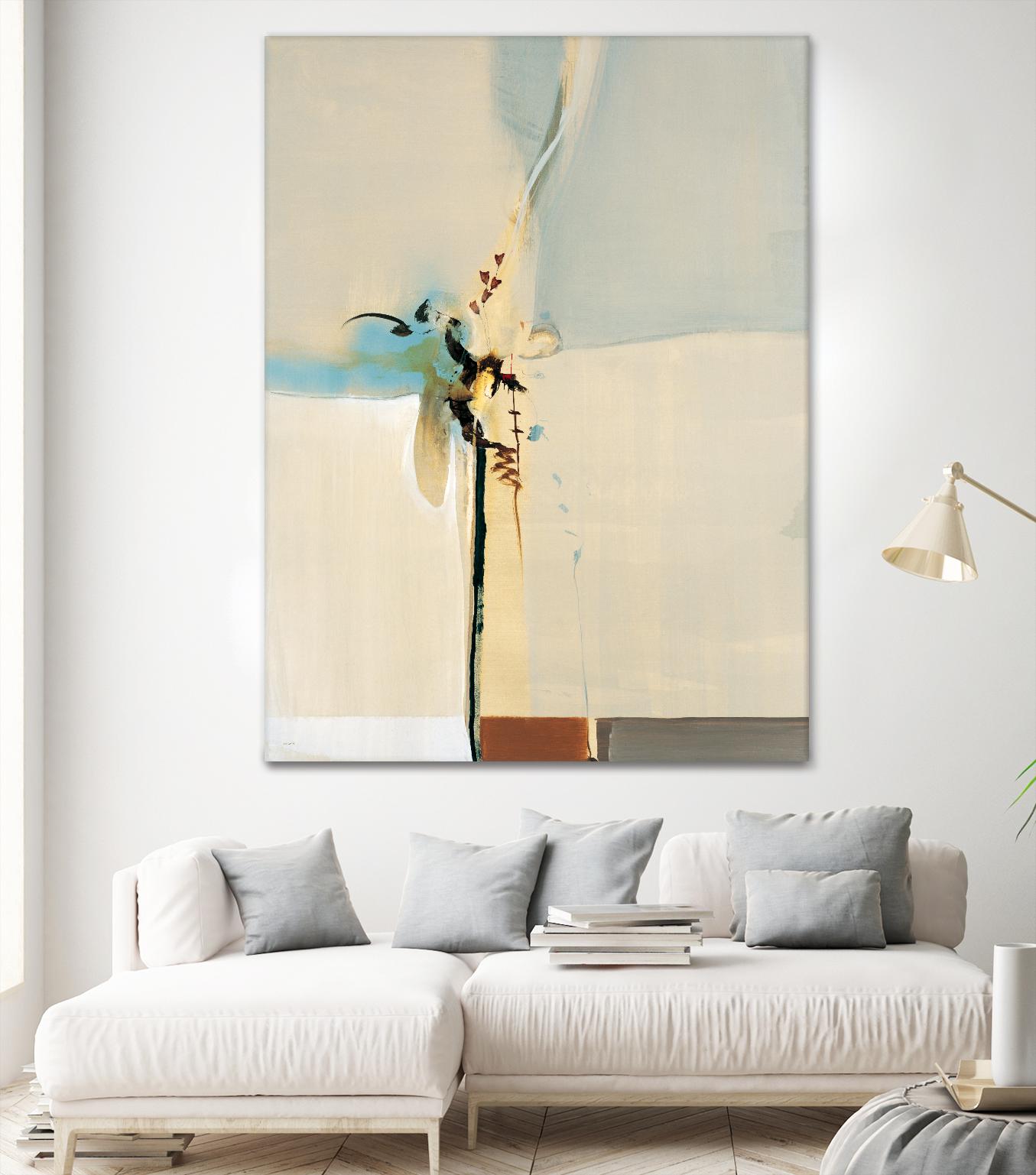 Light Fast III by Sarah Stockstill on GIANT ART - blue abstract