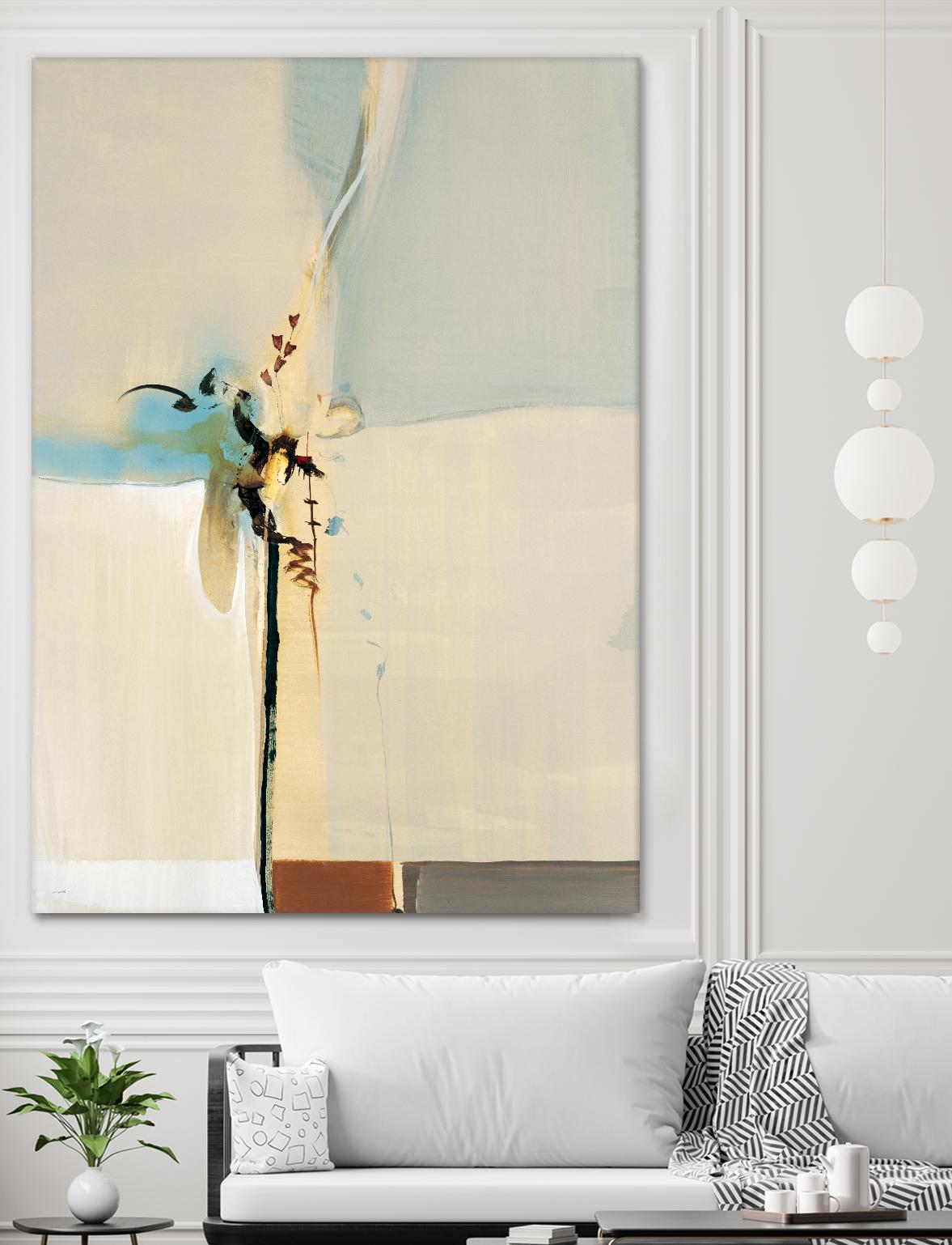 Light Fast III by Sarah Stockstill on GIANT ART - blue abstract