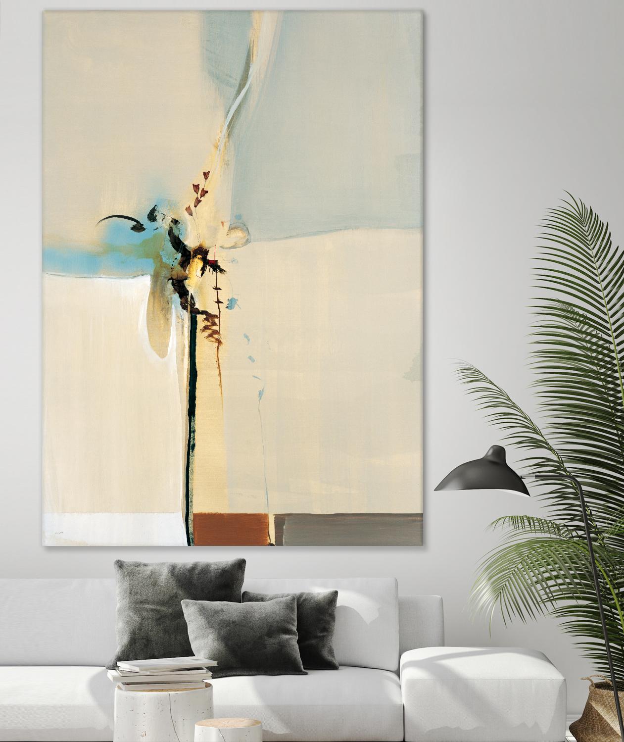 Light Fast III by Sarah Stockstill on GIANT ART - blue abstract