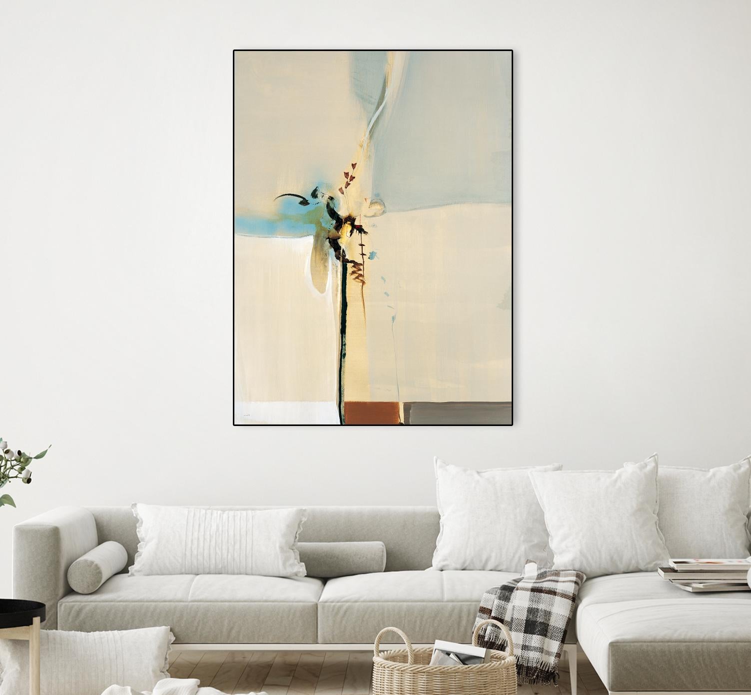 Light Fast III by Sarah Stockstill on GIANT ART - blue abstract