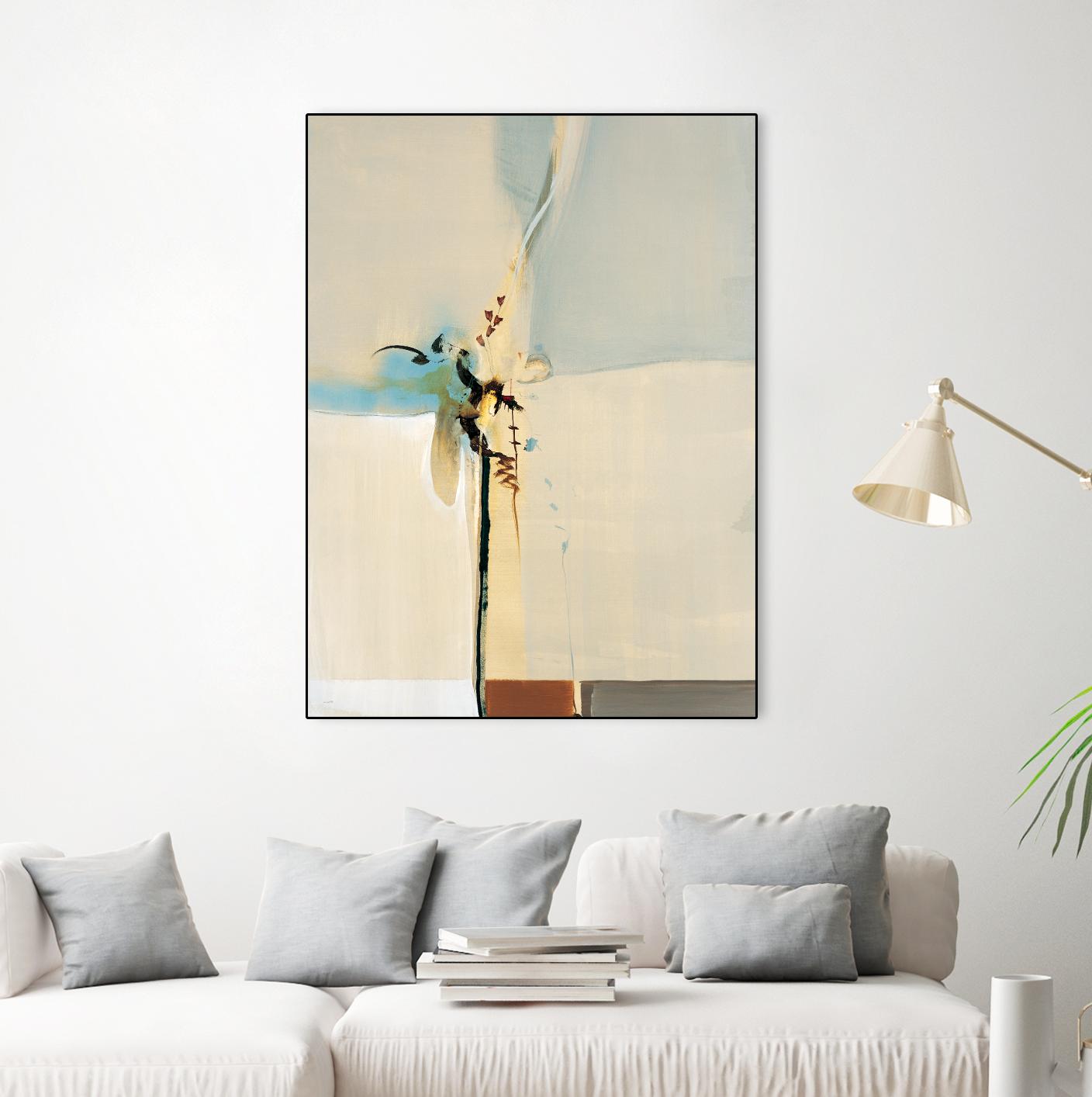 Light Fast III by Sarah Stockstill on GIANT ART - blue abstract