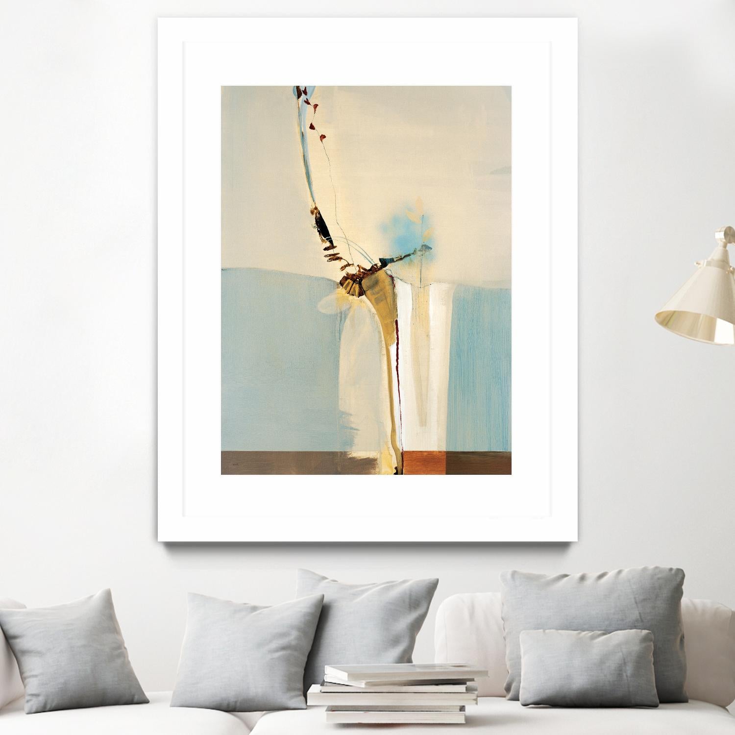 Light Fast II by Sarah Stockstill on GIANT ART - blue abstract