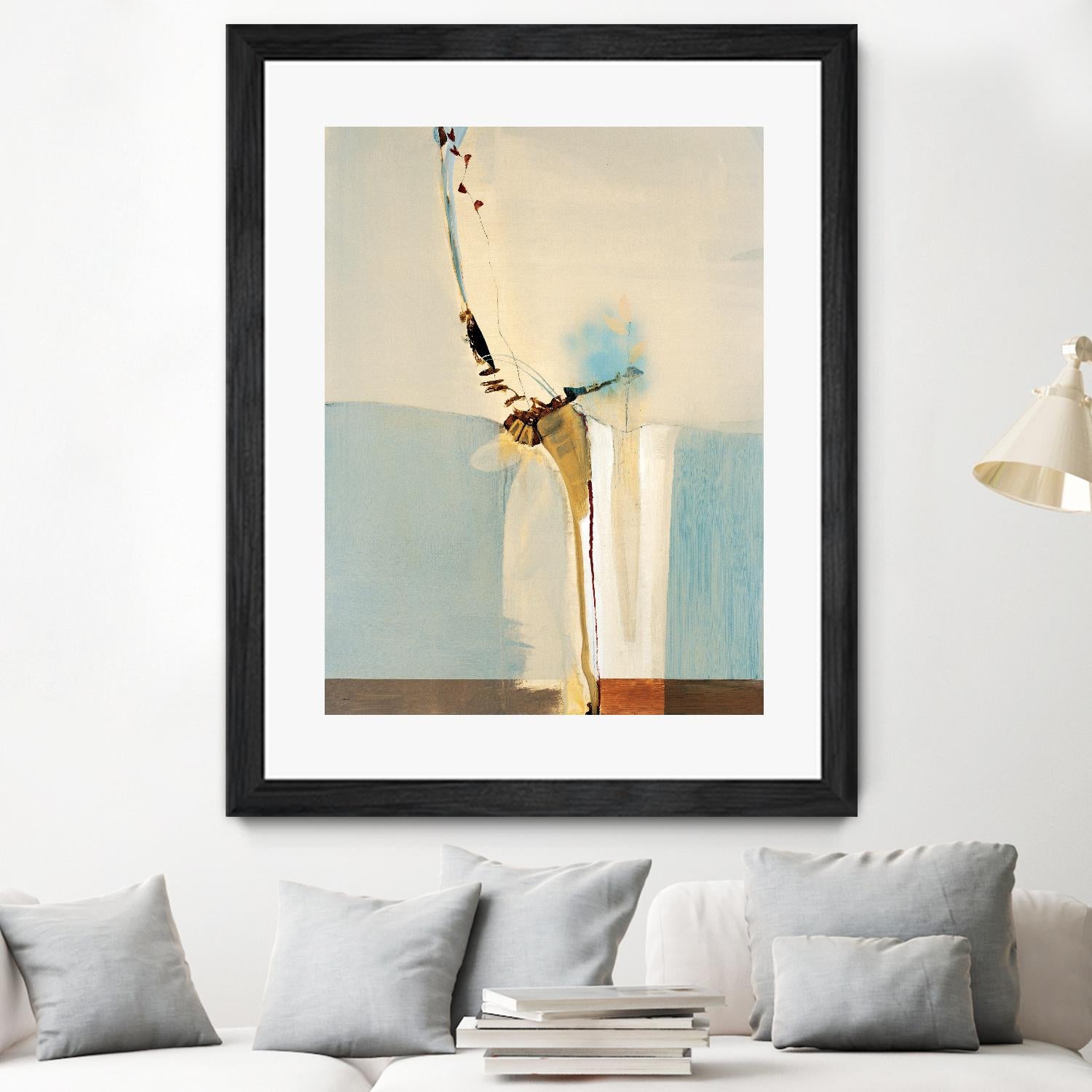 Light Fast II by Sarah Stockstill on GIANT ART - blue abstract