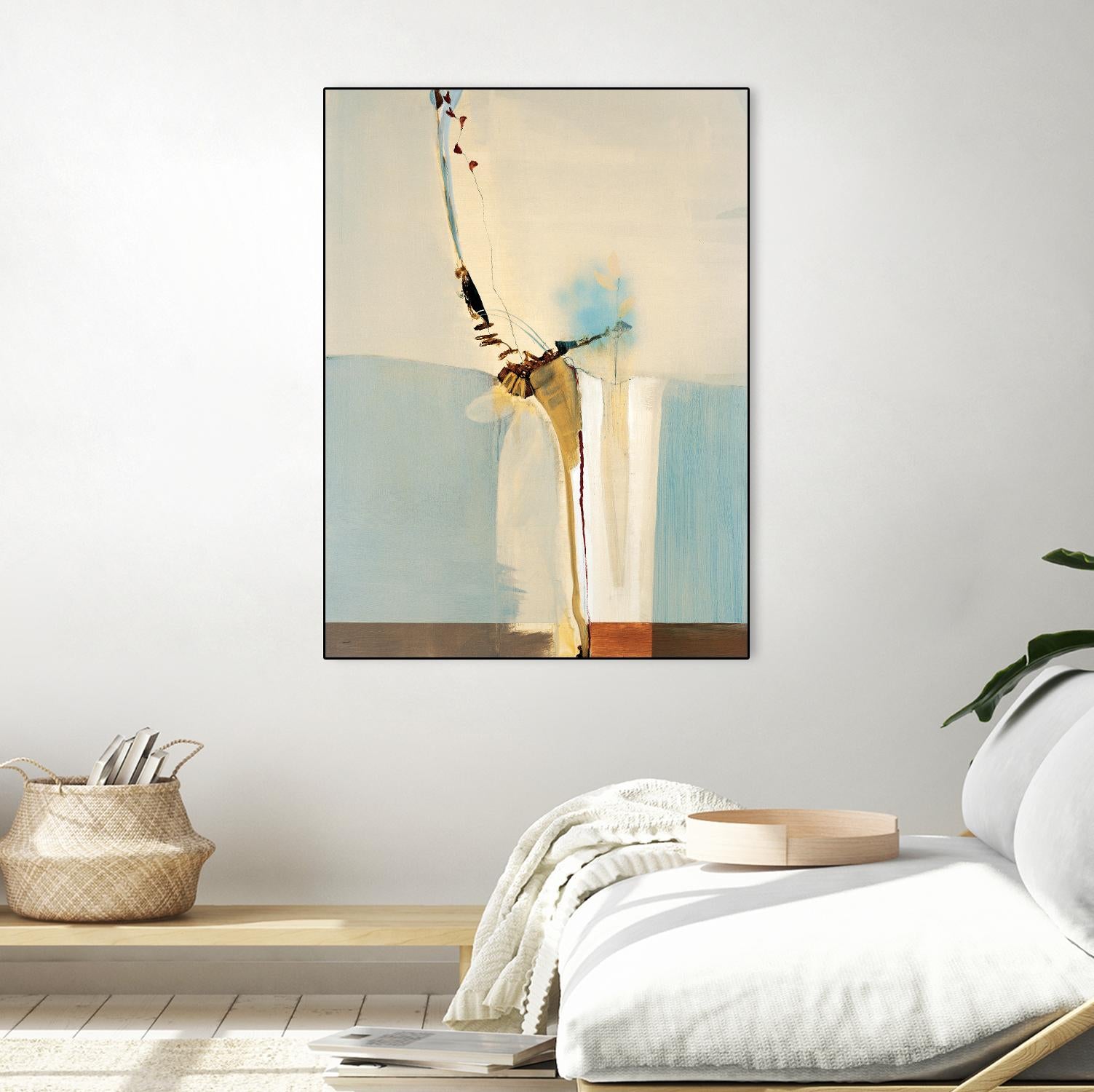 Light Fast II by Sarah Stockstill on GIANT ART - blue abstract