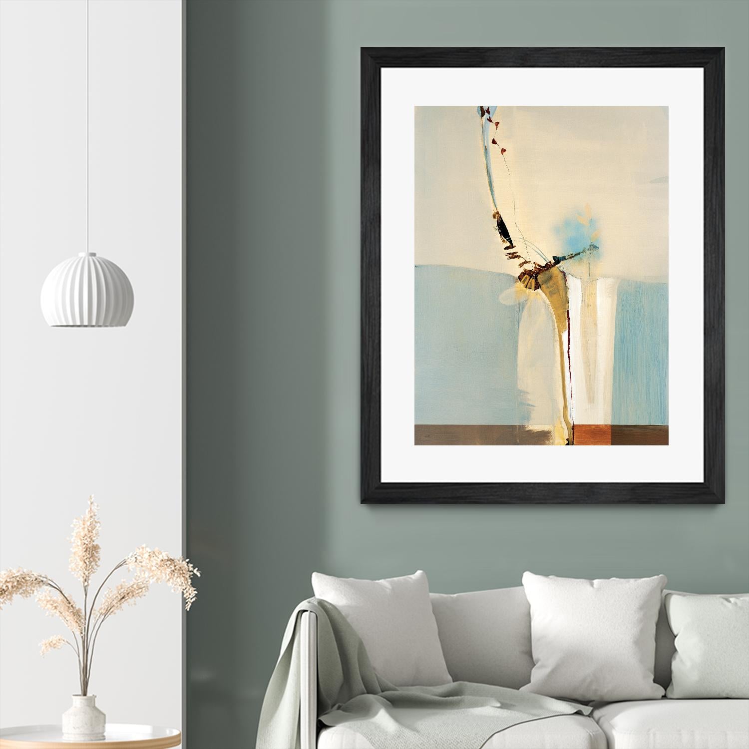 Light Fast II by Sarah Stockstill on GIANT ART - blue abstract