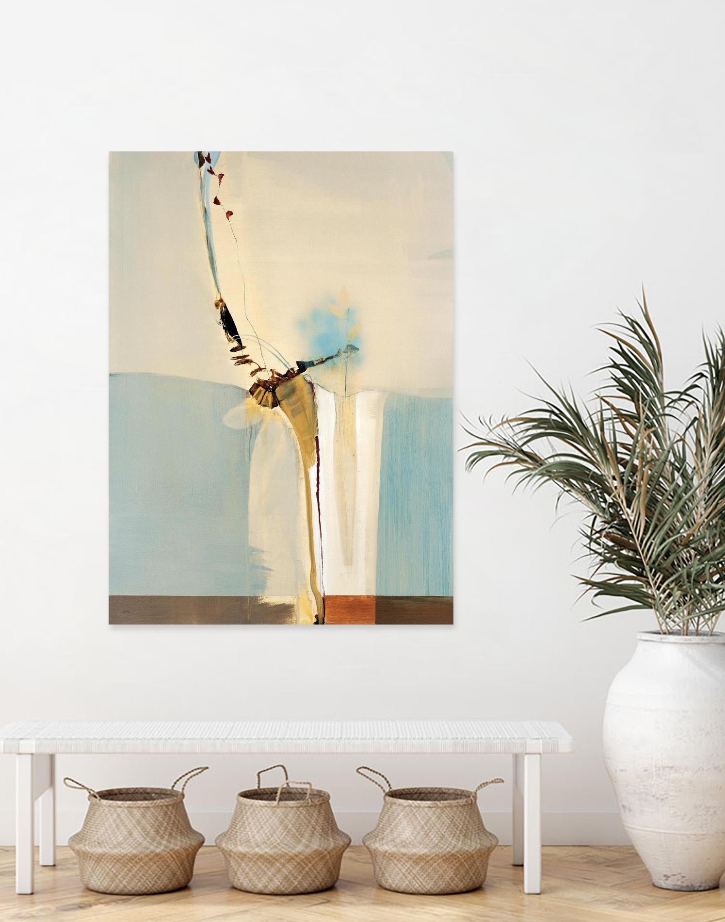 Light Fast II by Sarah Stockstill on GIANT ART - blue abstract