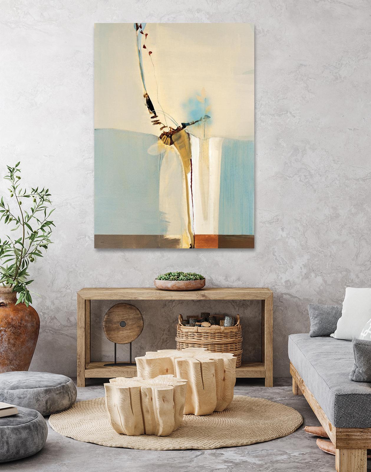 Light Fast II by Sarah Stockstill on GIANT ART - blue abstract