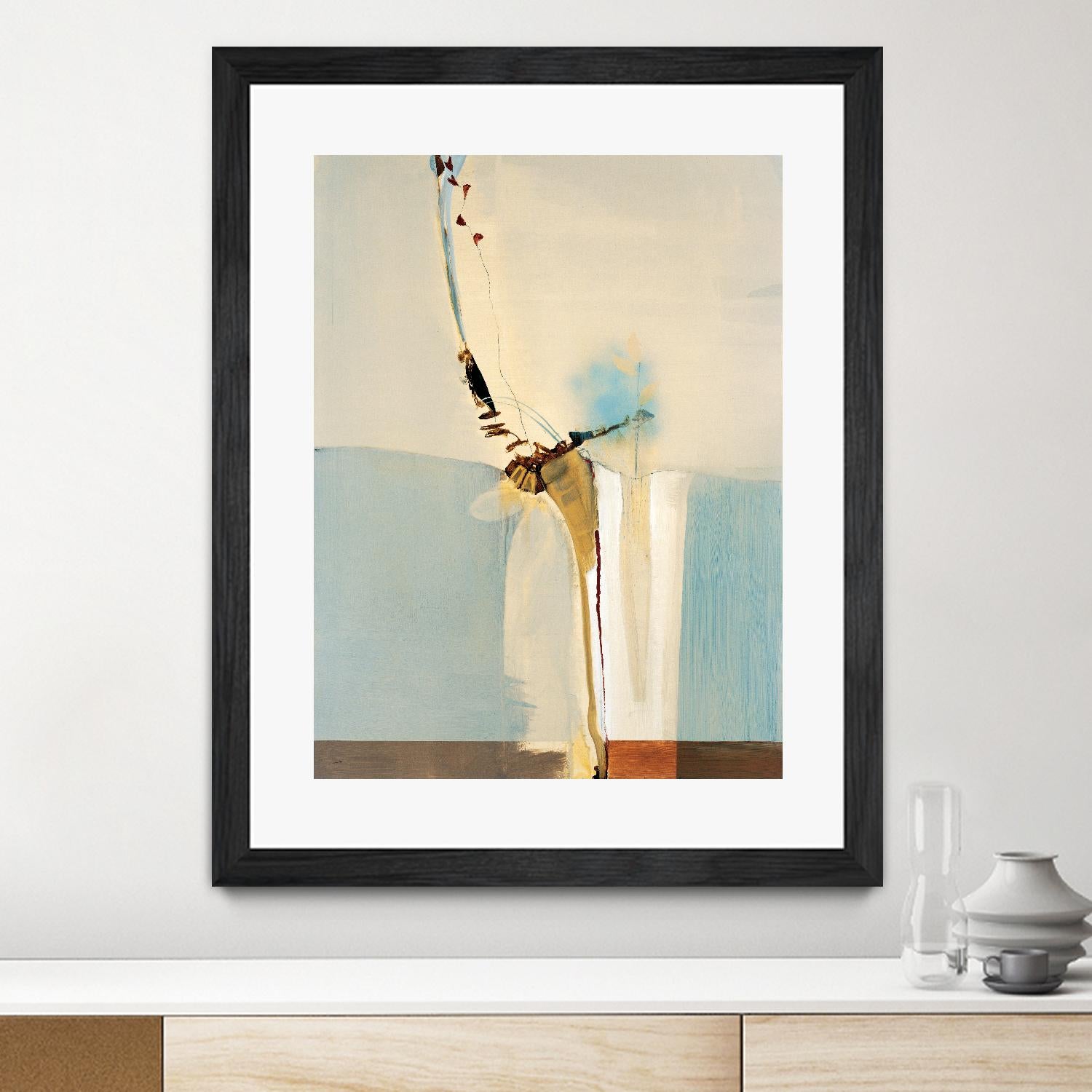 Light Fast II by Sarah Stockstill on GIANT ART - blue abstract