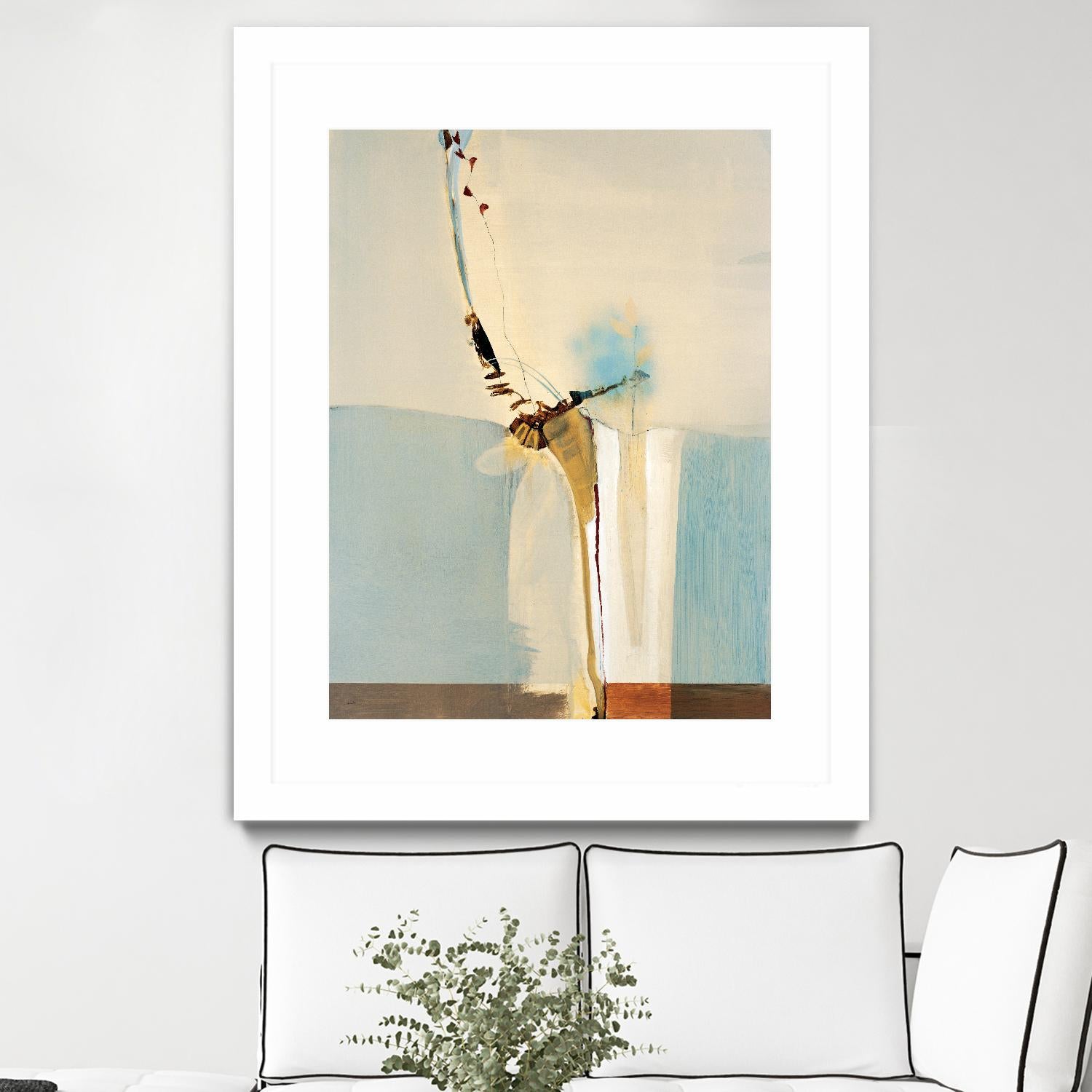 Light Fast II by Sarah Stockstill on GIANT ART - blue abstract