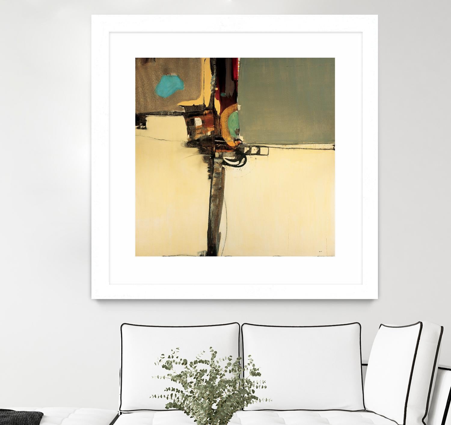 Watchtower by Sarah Stockstill on GIANT ART - grey abstract