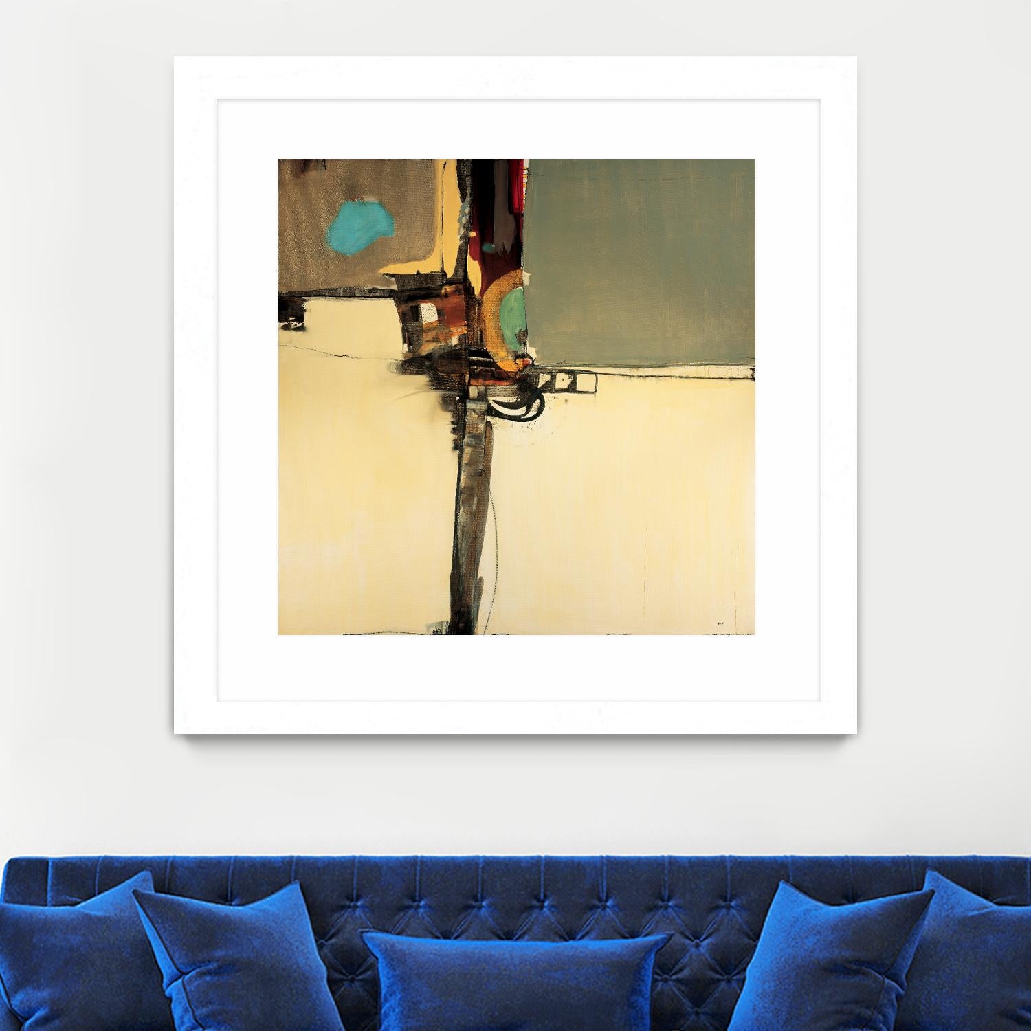 Watchtower by Sarah Stockstill on GIANT ART - grey abstract