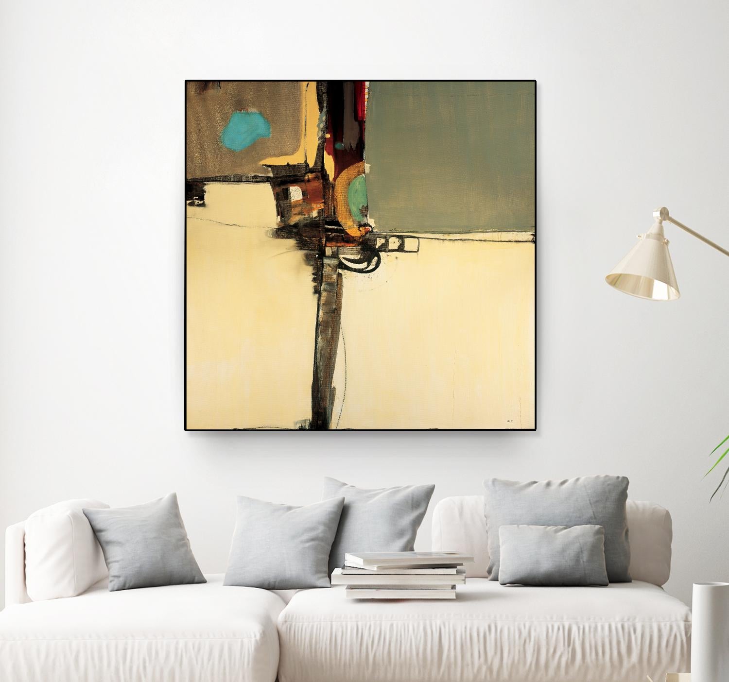 Watchtower by Sarah Stockstill on GIANT ART - grey abstract