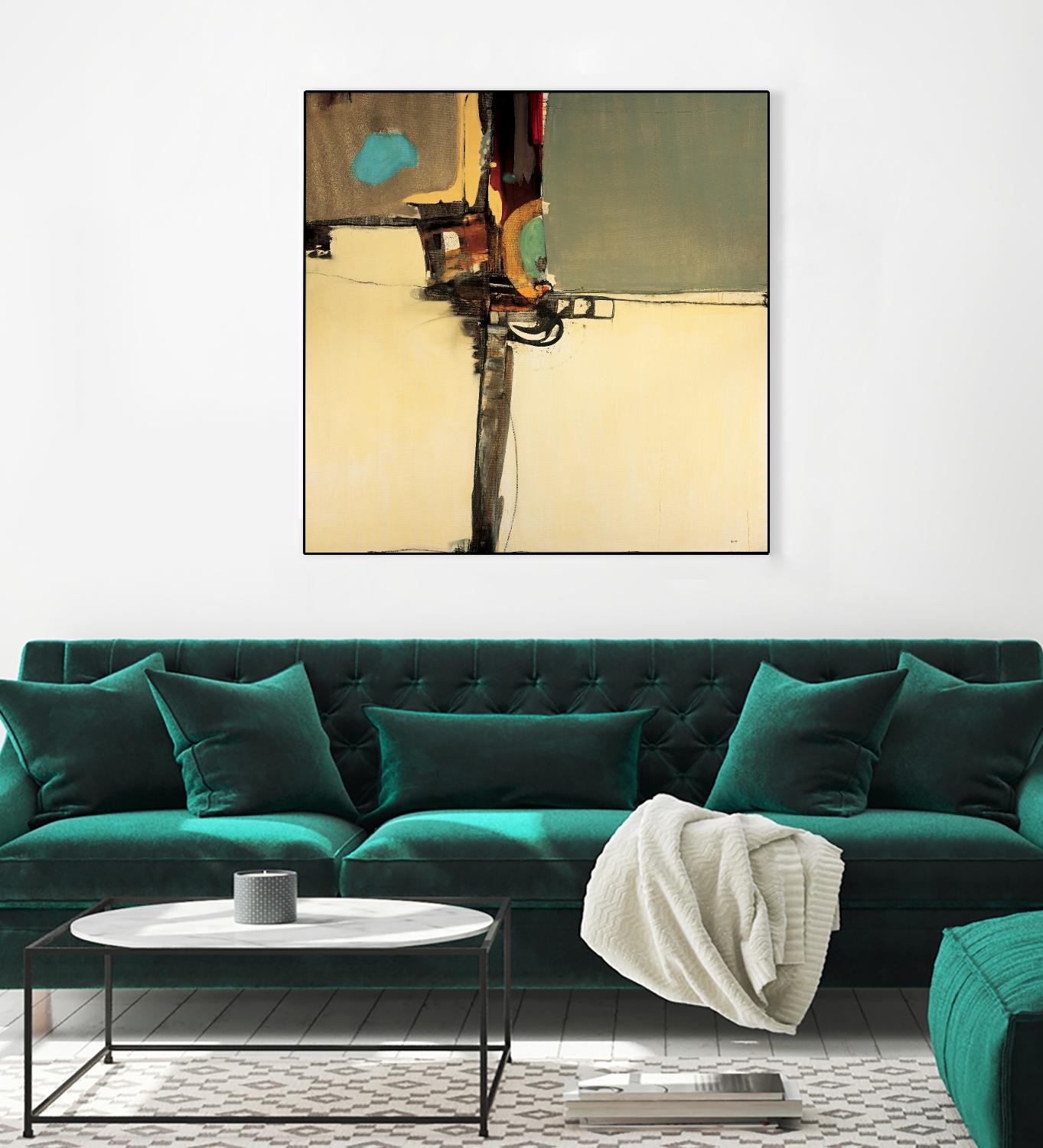 Watchtower by Sarah Stockstill on GIANT ART - grey abstract