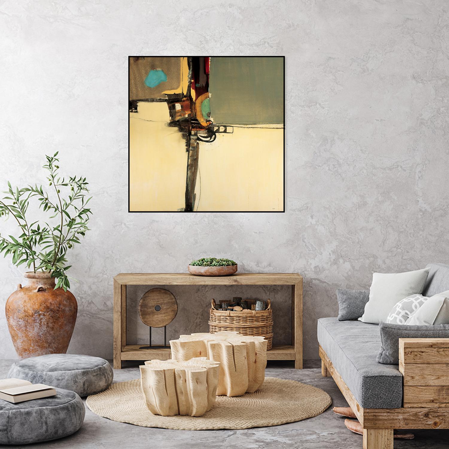 Watchtower by Sarah Stockstill on GIANT ART - grey abstract