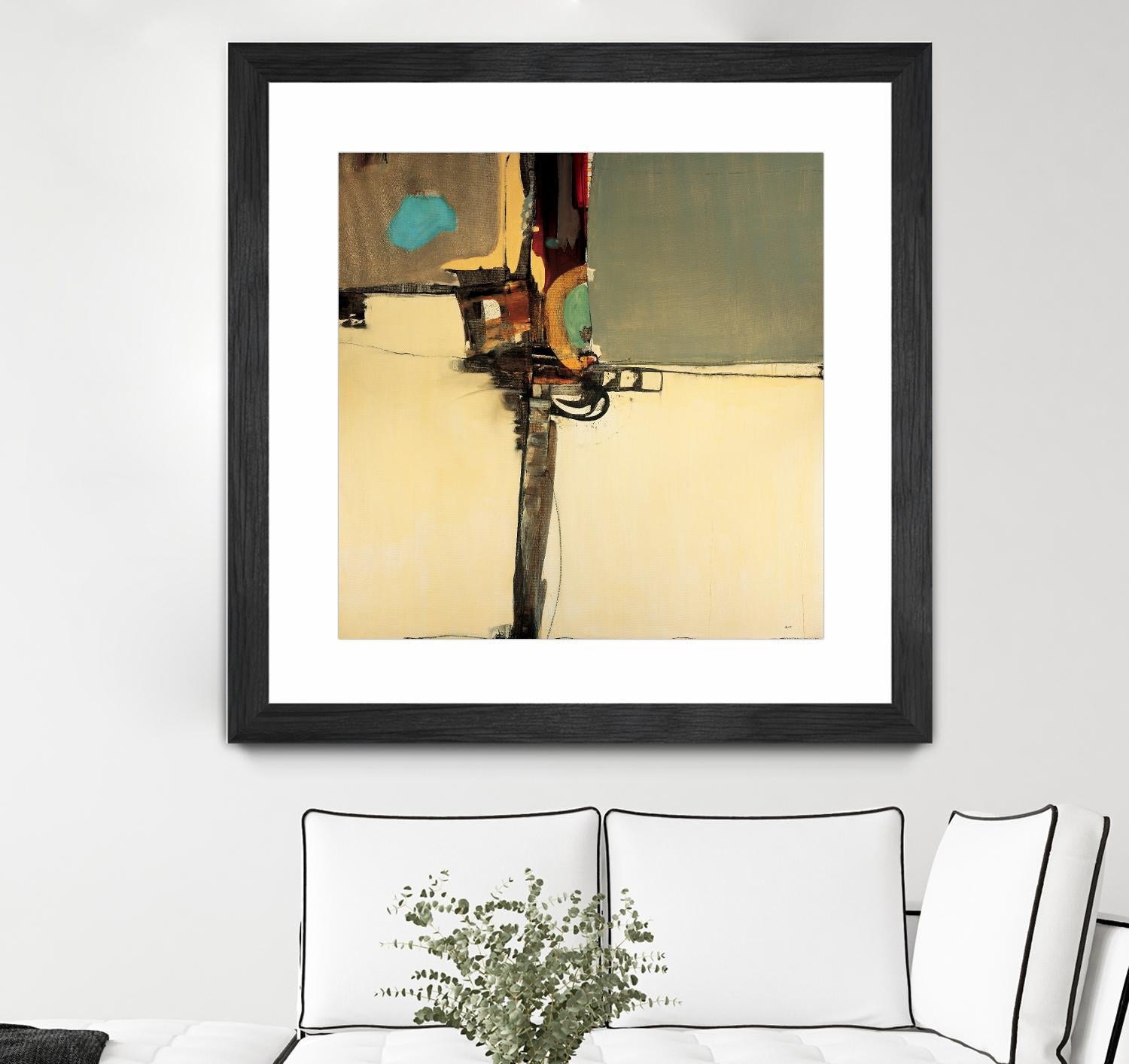 Watchtower by Sarah Stockstill on GIANT ART - grey abstract