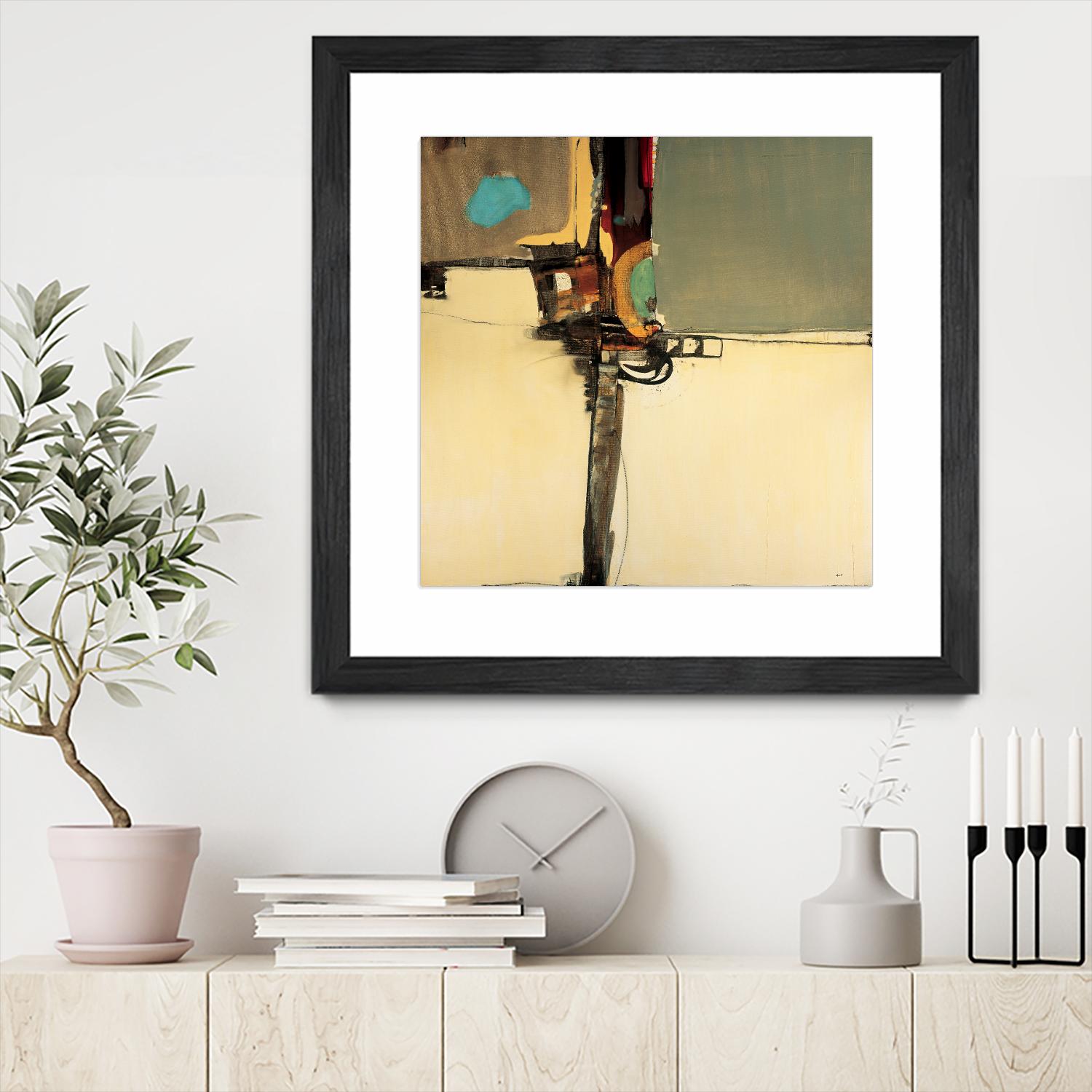 Watchtower by Sarah Stockstill on GIANT ART - grey abstract