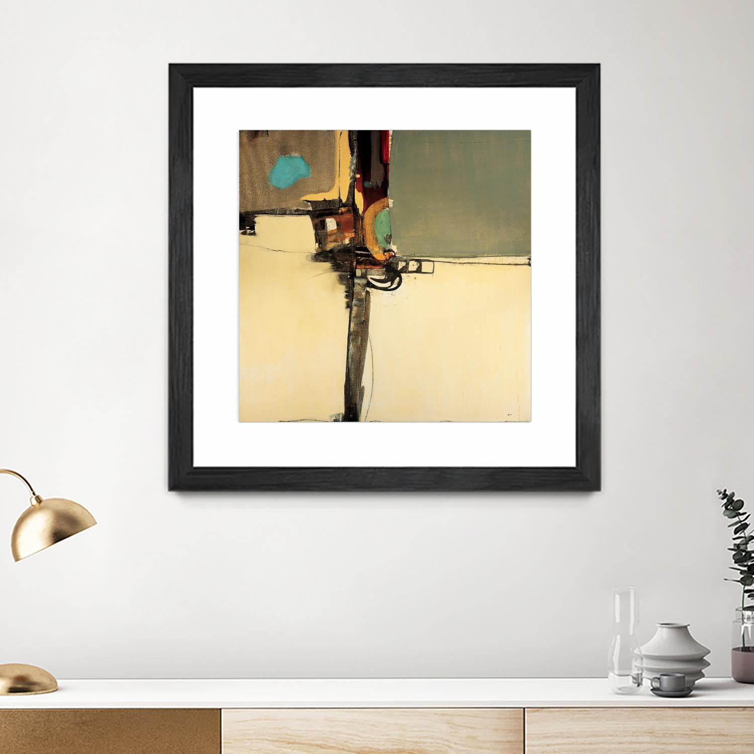 Watchtower by Sarah Stockstill on GIANT ART - grey abstract