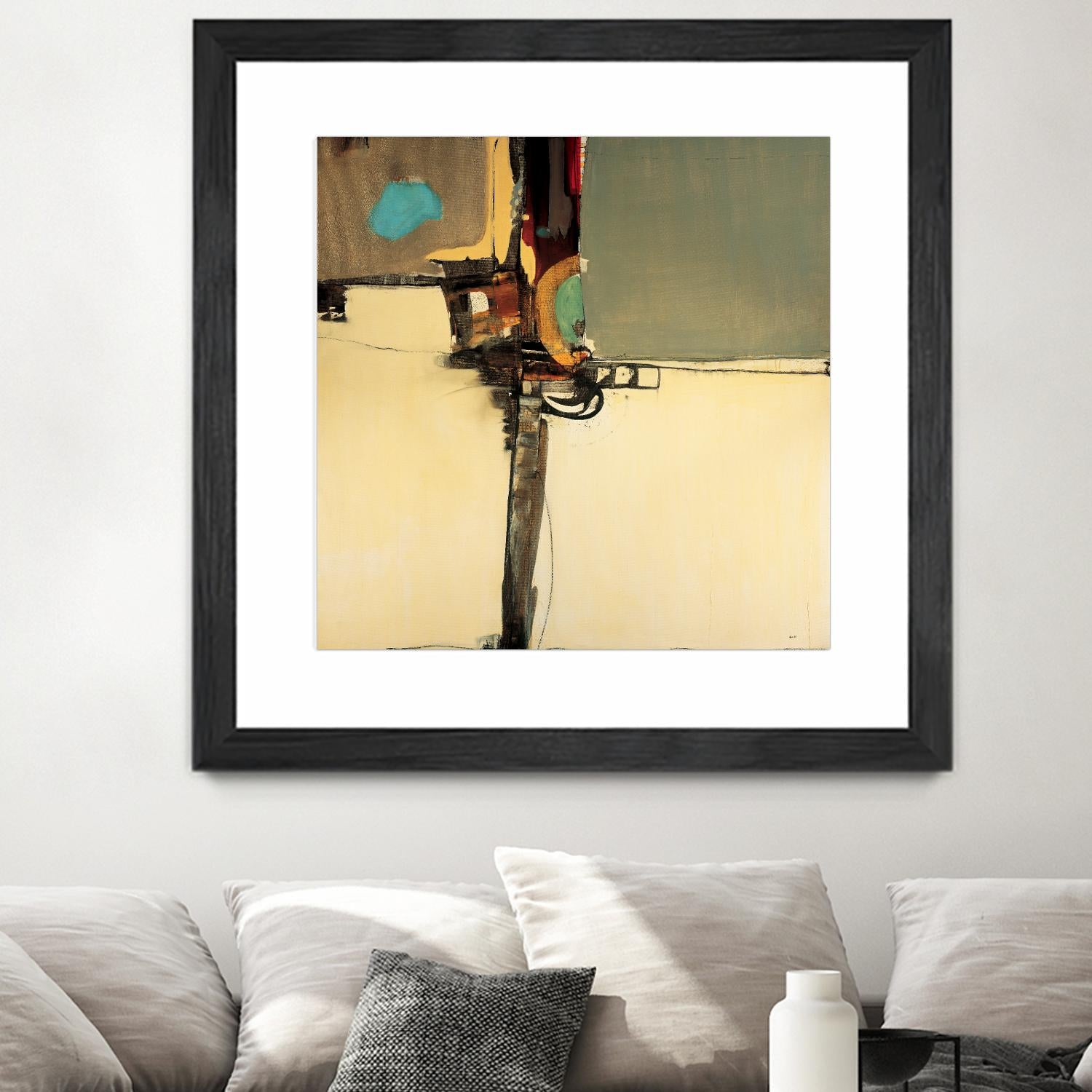 Watchtower by Sarah Stockstill on GIANT ART - grey abstract