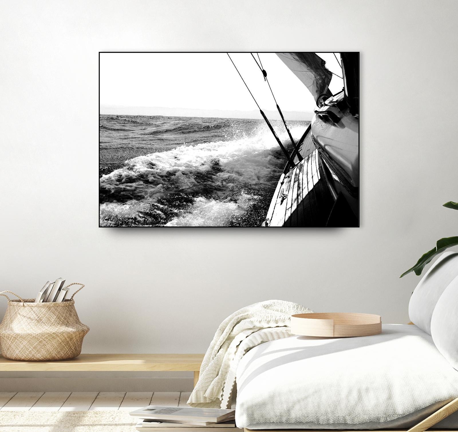 Sailing Mist by Kyle on GIANT ART - white nautical
