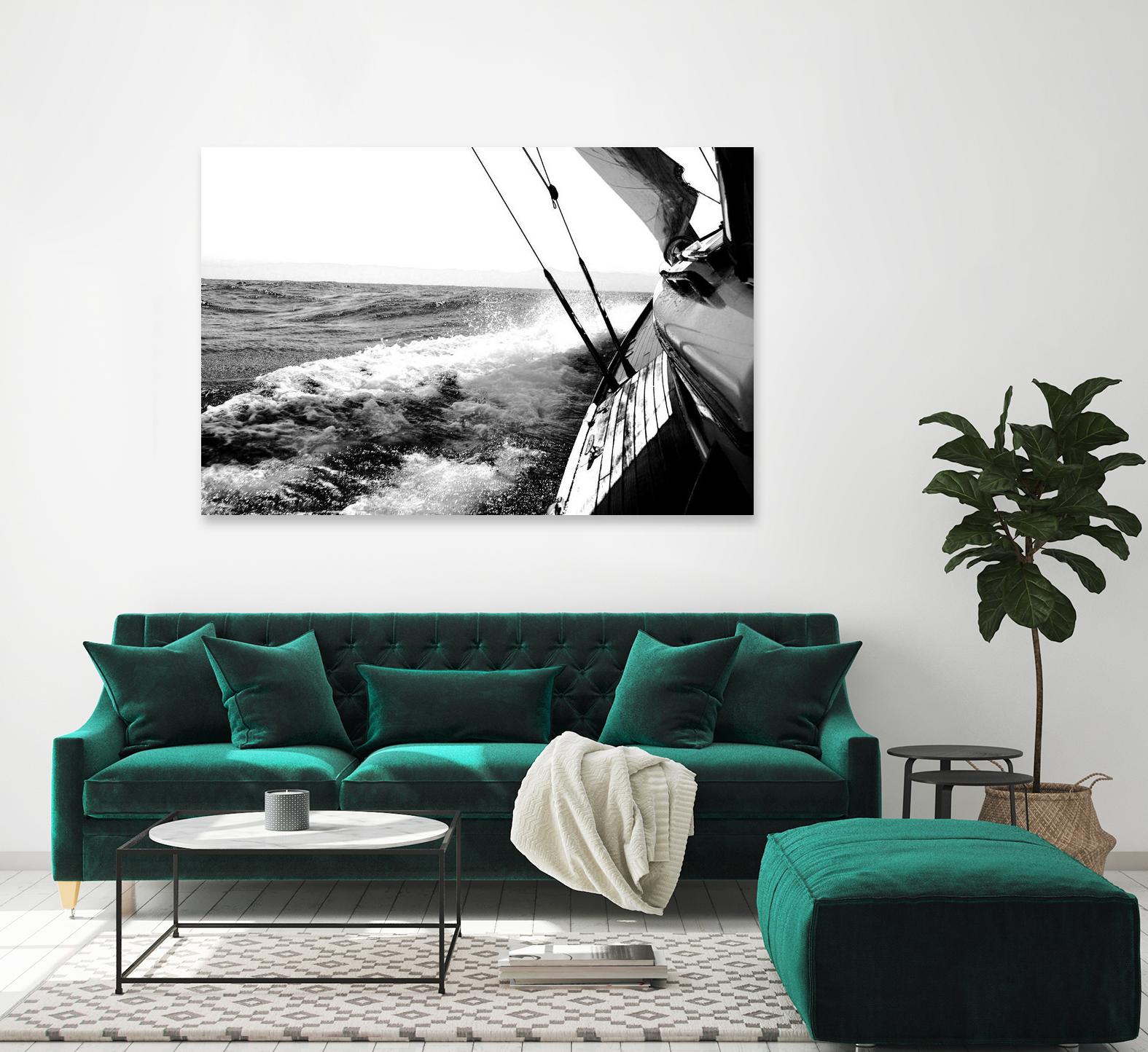 Sailing Mist by Kyle on GIANT ART - white nautical