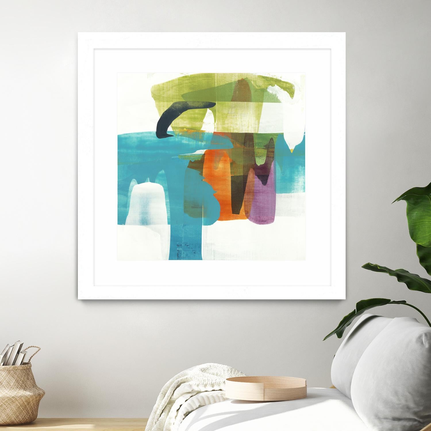 Vibrant Spirit II by Alridge on GIANT ART - greens, blues abstract