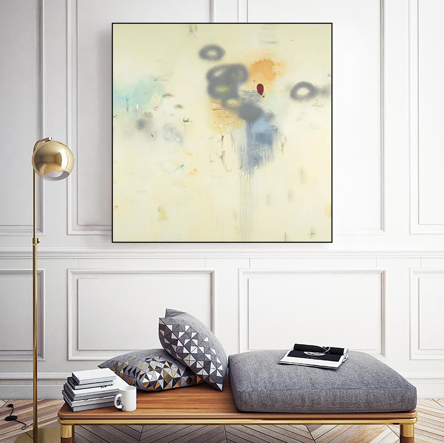 Simple Life by L. Baines on GIANT ART - grey abstract