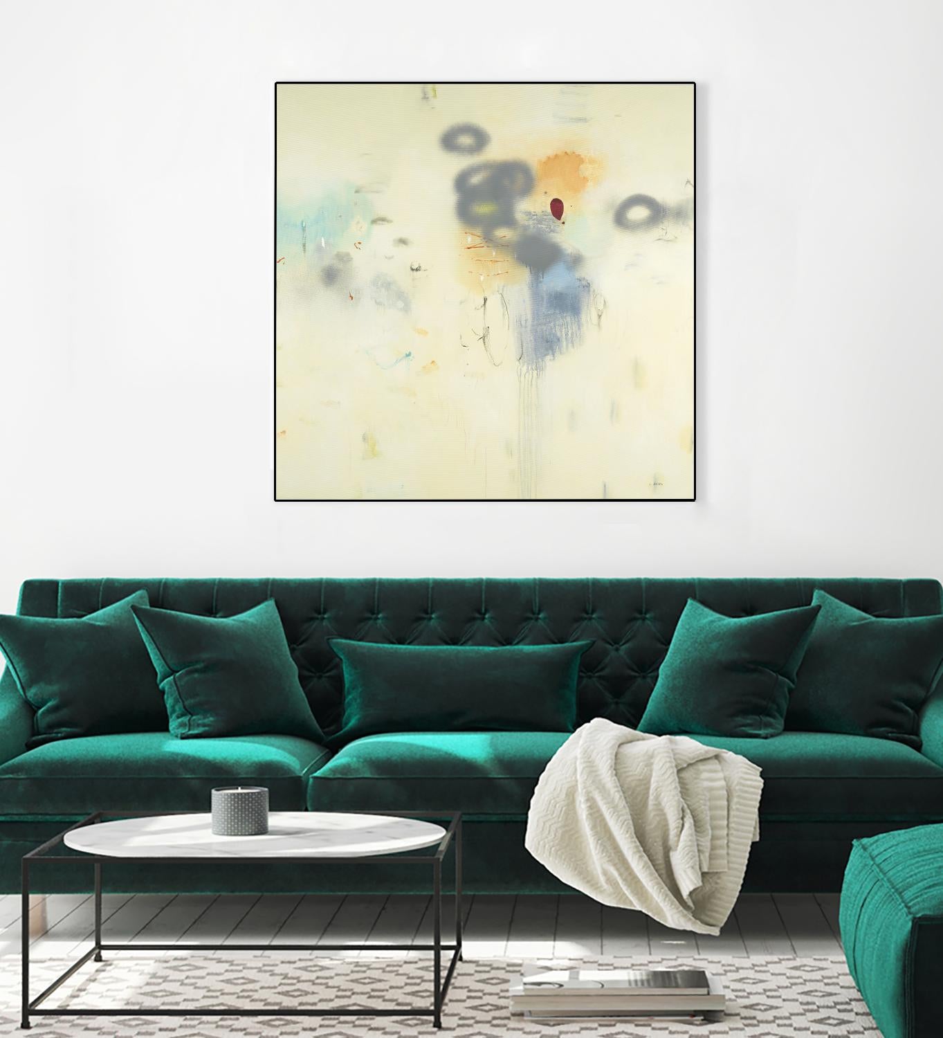 Simple Life by L. Baines on GIANT ART - grey abstract