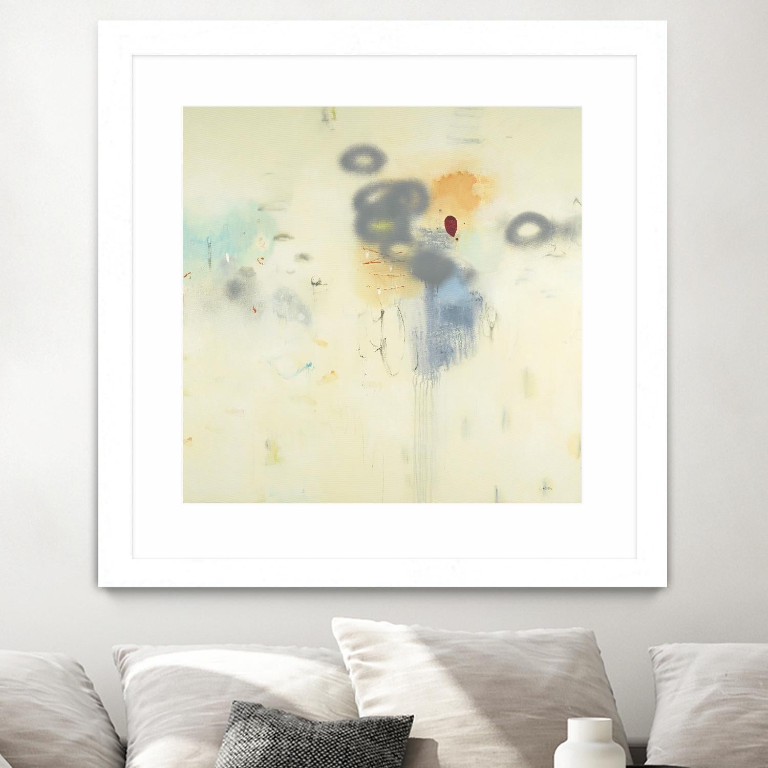 Simple Life by L. Baines on GIANT ART - grey abstract